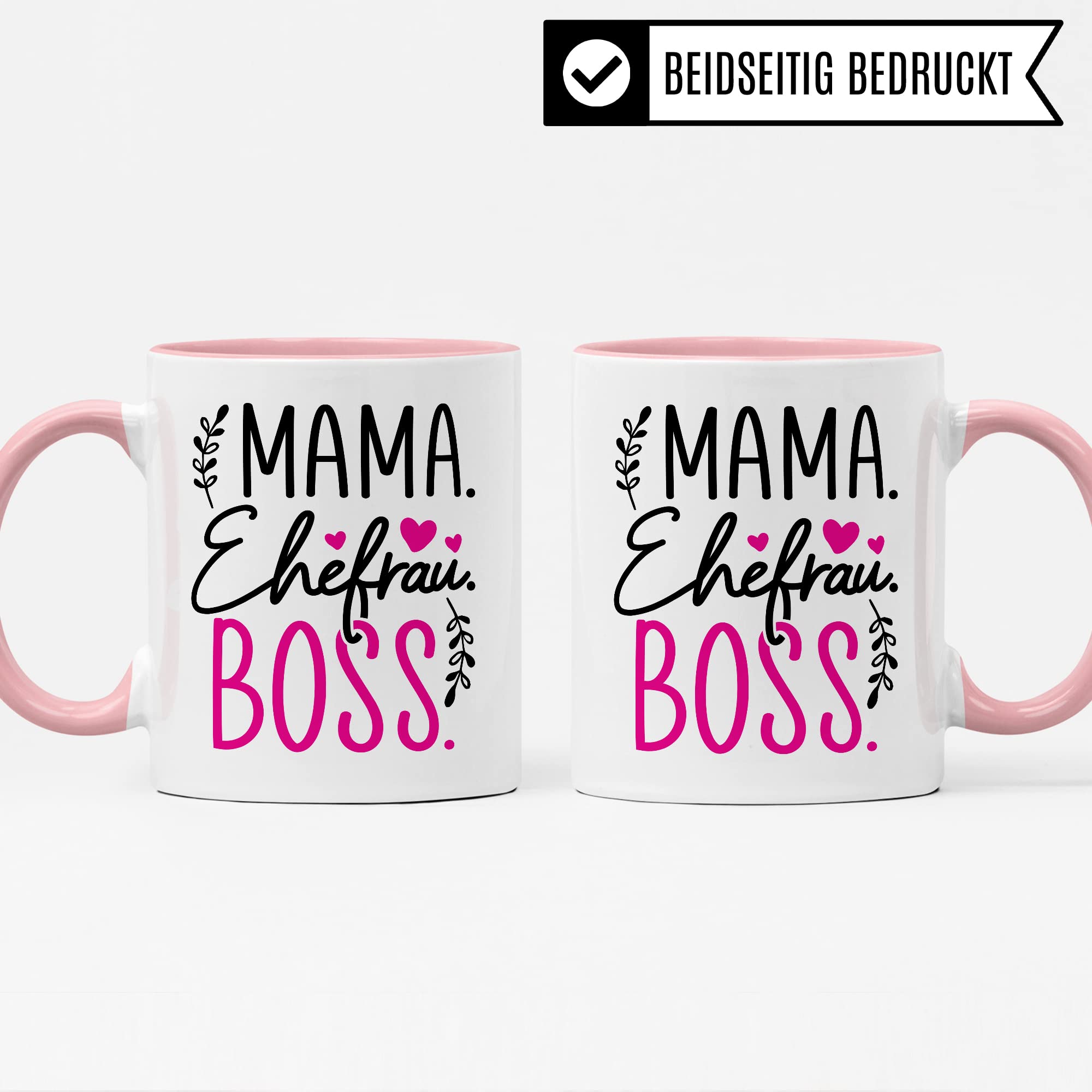 Tasse Mama Geschenk, Mama Ehefrau Boss Geschenkidee Kaffeetasse mit Spruch lustig Kaffee-Becher Mutter Chef Teetasse Muttertag Kaffee-Tasse