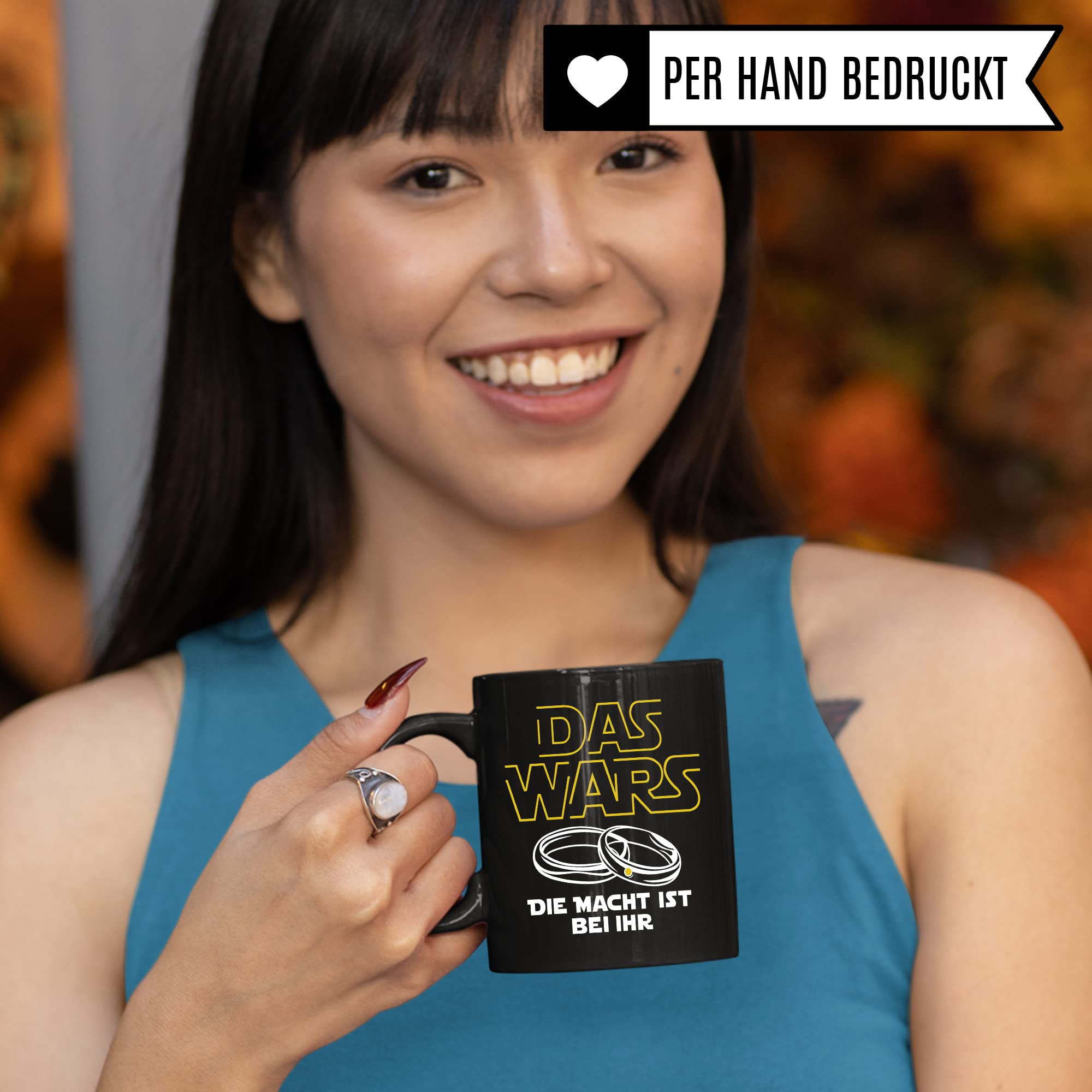 Tasse Ehemann lustig mit Spruch Geschenk Hochzeit Kaffeetasse Kaffee-Becher Hochzeits-Paar Geschenkidee Trauung Hochzeitsgeschenk Brautpaar Verlobungsgeschenk schwarzer Humor