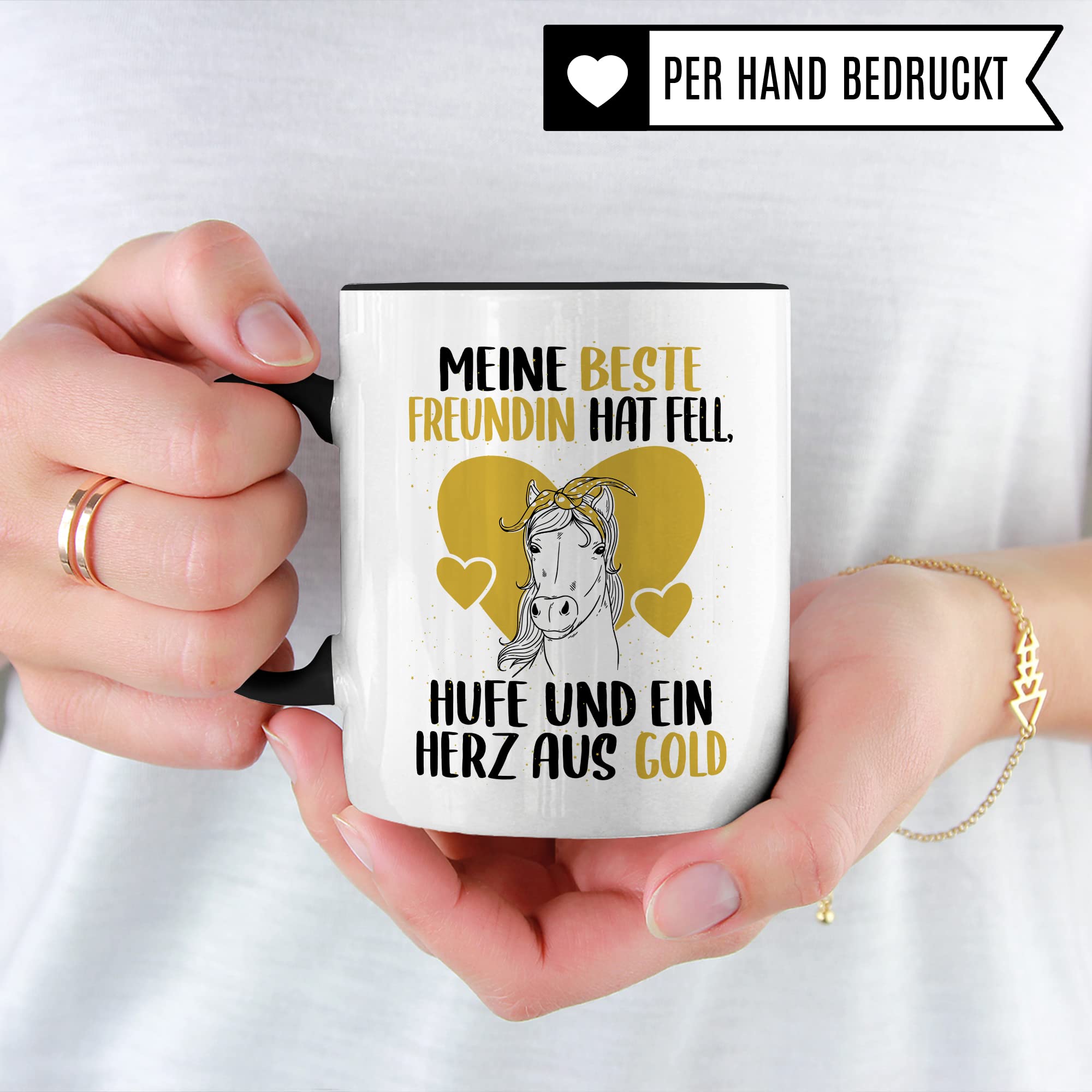 Tasse Pferd Pferde Kaffeetasse Reiterin Kaffee-Becher Reiten bester Freund Vierbeiner Teetasse Pferdemädchen Stallmädchen Pferdeliebhaber Geschenk Geschenkidee Stall Reiter