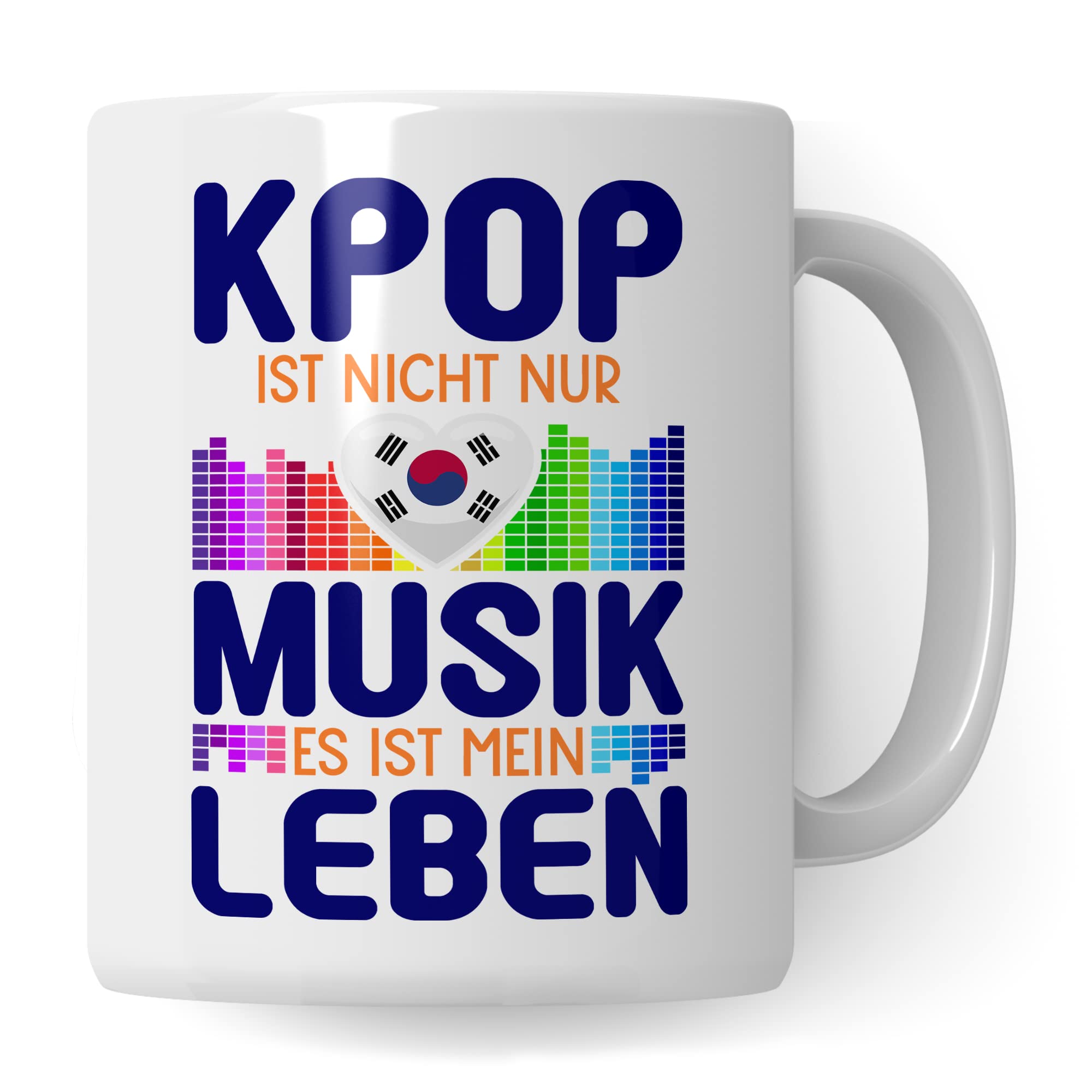 Kpop Tasse - K-Pop Geschenk Becher - Kaffeetasse mit K Pop Aufdruck Südkorea Korean Pop Kakao-Becher Musik Geschenkidee