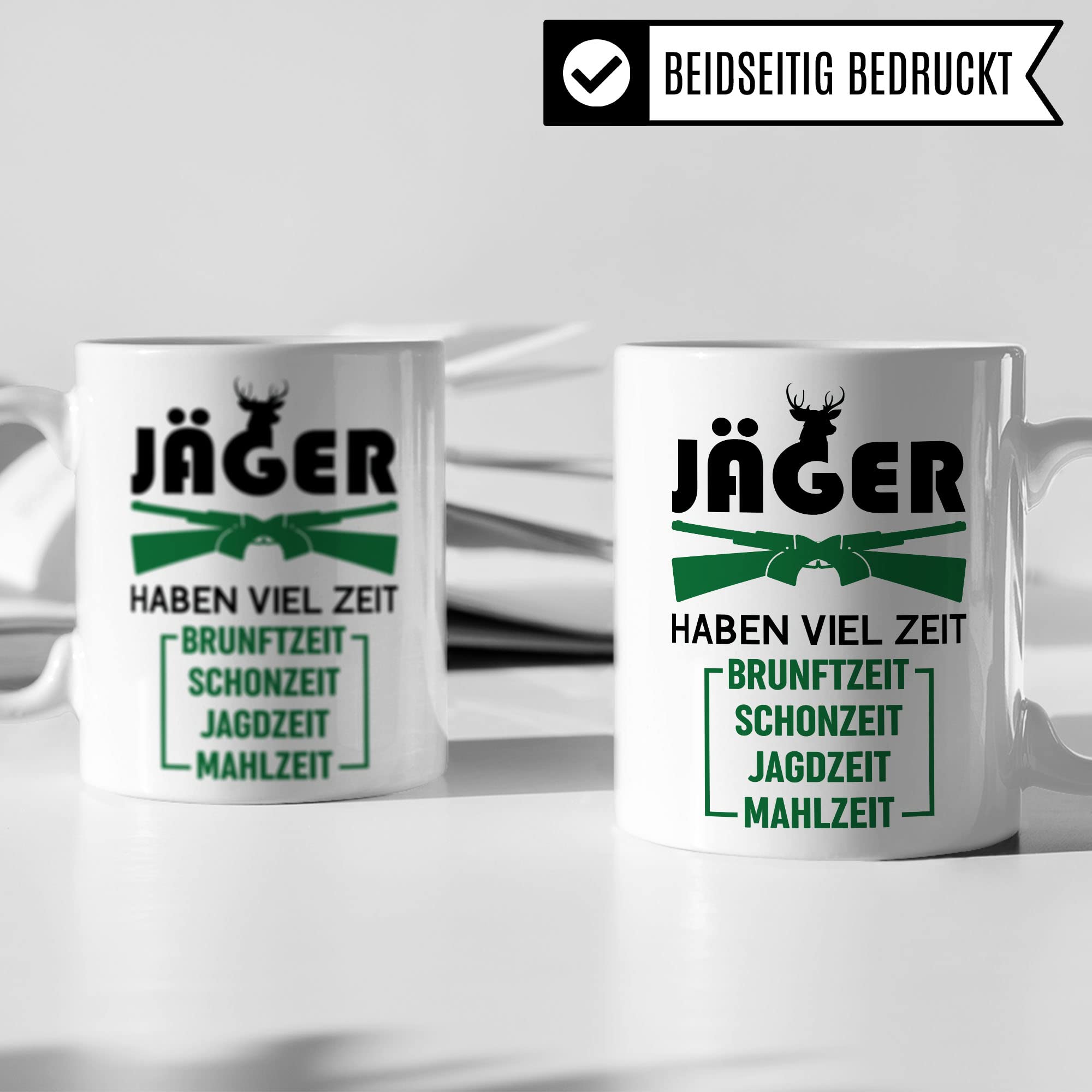 Jäger Tasse Geschenkidee, Jagd Geschenk, Kaffeetasse Humor Witz Geschenk für Jägerei, Kaffeebecher für Männer