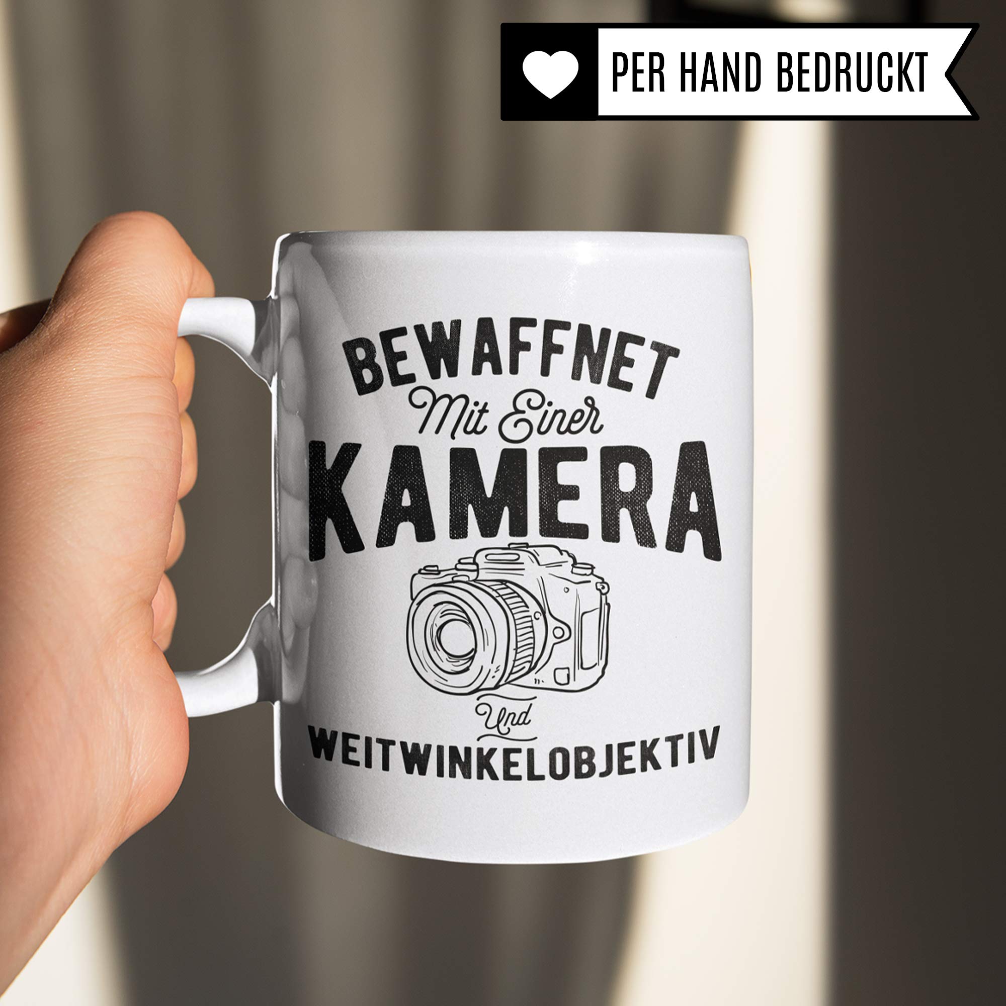 Pagma Druck Kamera Tasse, Geschenkideen für Fotografen Kaffeebecher, Fotografieren Fotografie Objektiv Fotograf Becher, Geschenke für Fotografen Kaffeetasse Kameramann