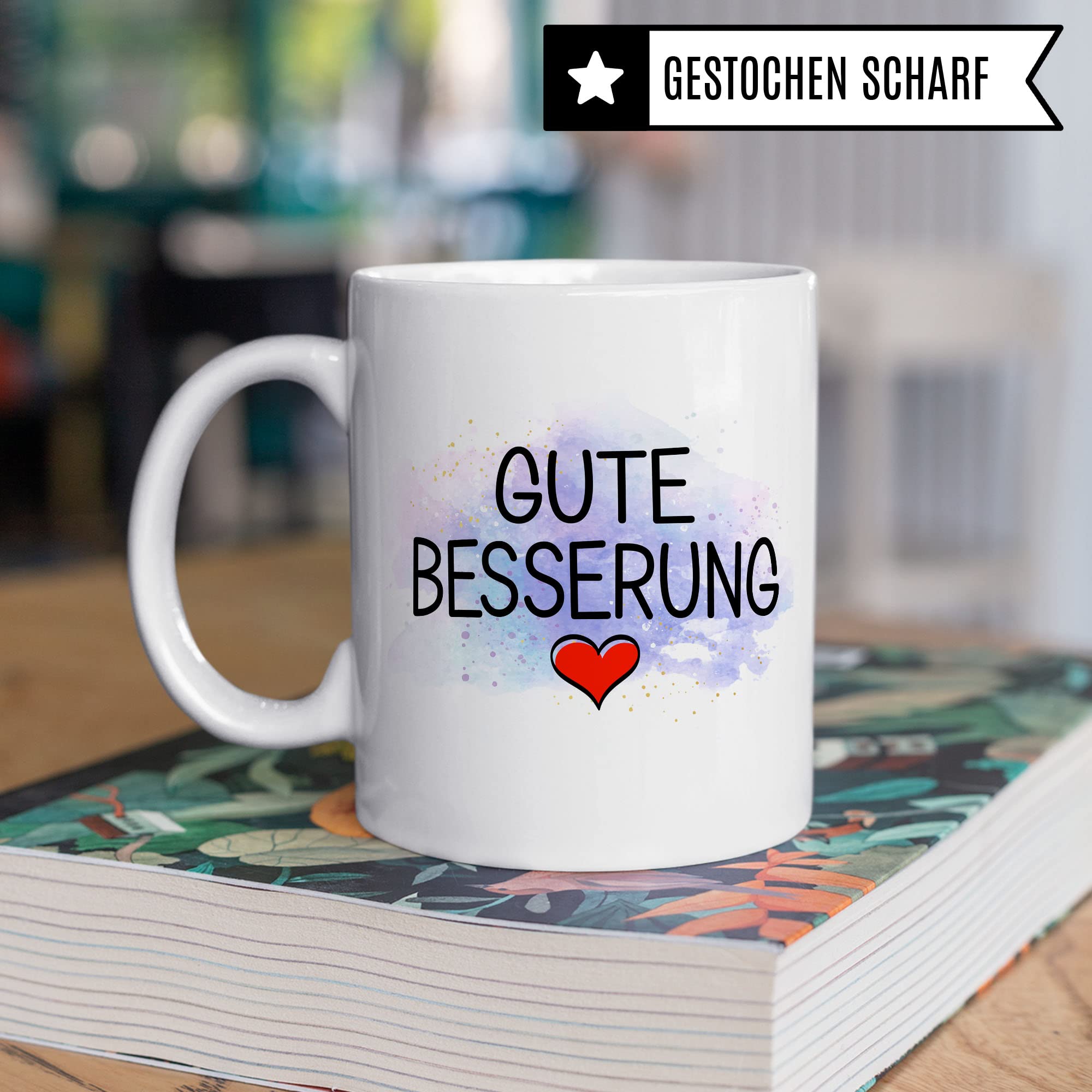 Tasse Gute Besserung Geschenke Werde schnell wieder gesund Krankenhaus-aufenthalt, schöner Spruch Geschenkidee Kaffeetasse Kaffeebecher