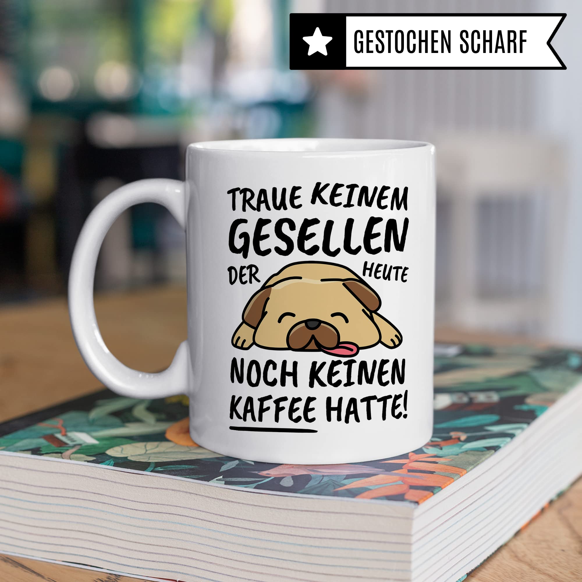 Tasse Geselle lustig Geselle Geschenk Beruf Spruch Kaffeebecher Gesellen Geschenkidee Lehrling Handwerk Auszubildender Azubi Kaffee-Tasse Teetasse Becher