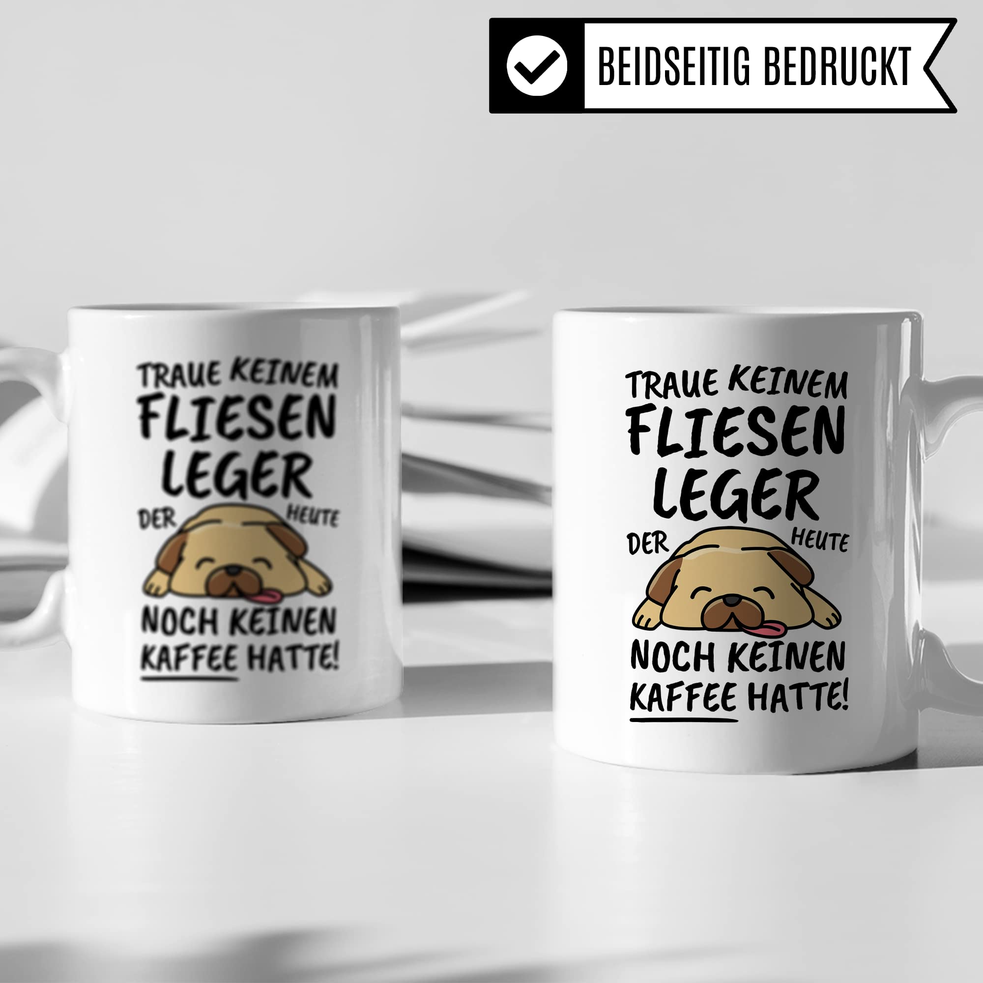 Tasse Fliesenleger lustig Fliesenleger Geschenk Beruf Spruch Kaffeebecher Fliesenleger Geschenkidee Fliesen legen Handwerk Kaffee-Tasse Teetasse Becher