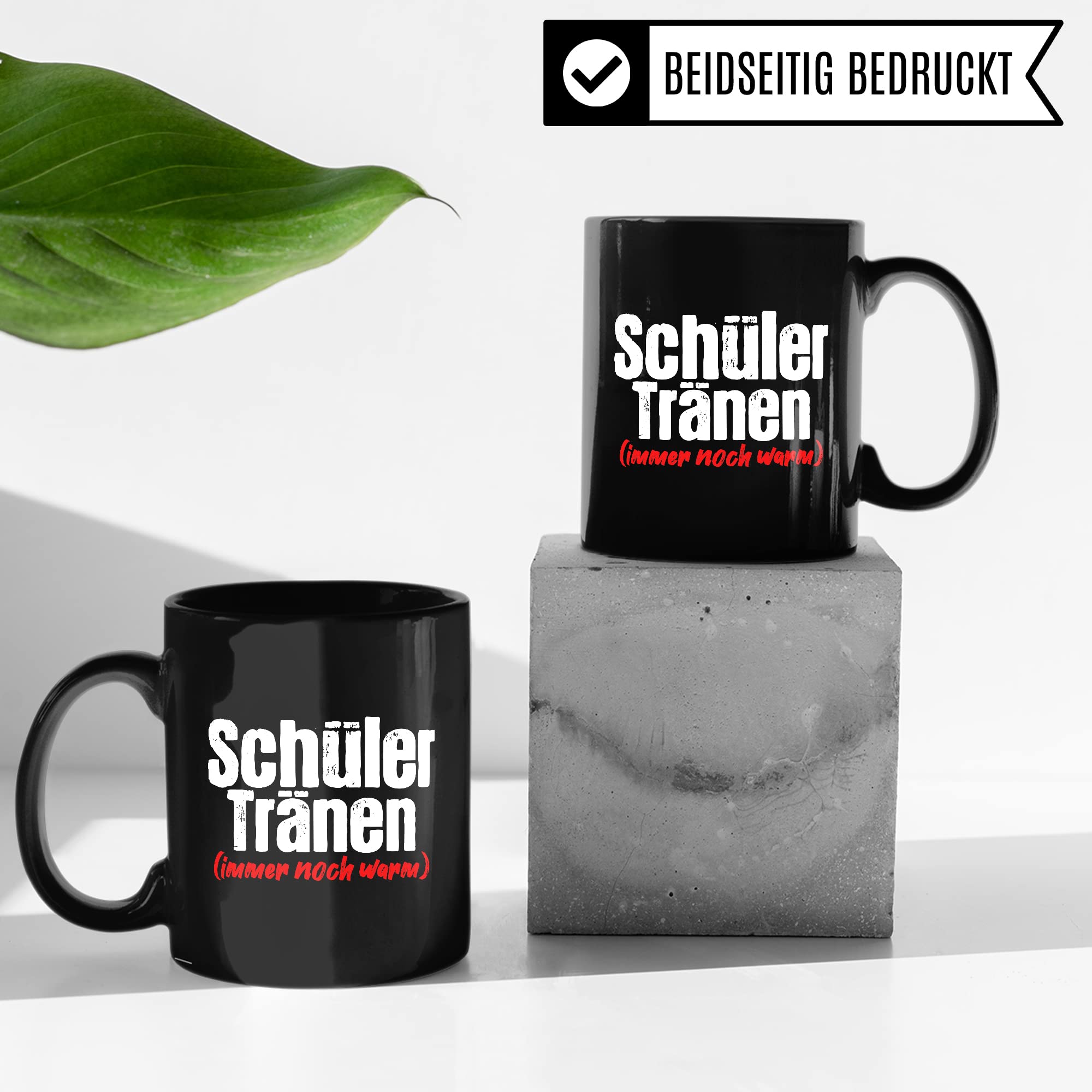 Lehrer Tasse lustig - Schüler Tränen noch warm - Kaffeetasse Schule Geschenk für Lehrer & Lehrerin Witz Kaffee-Becher