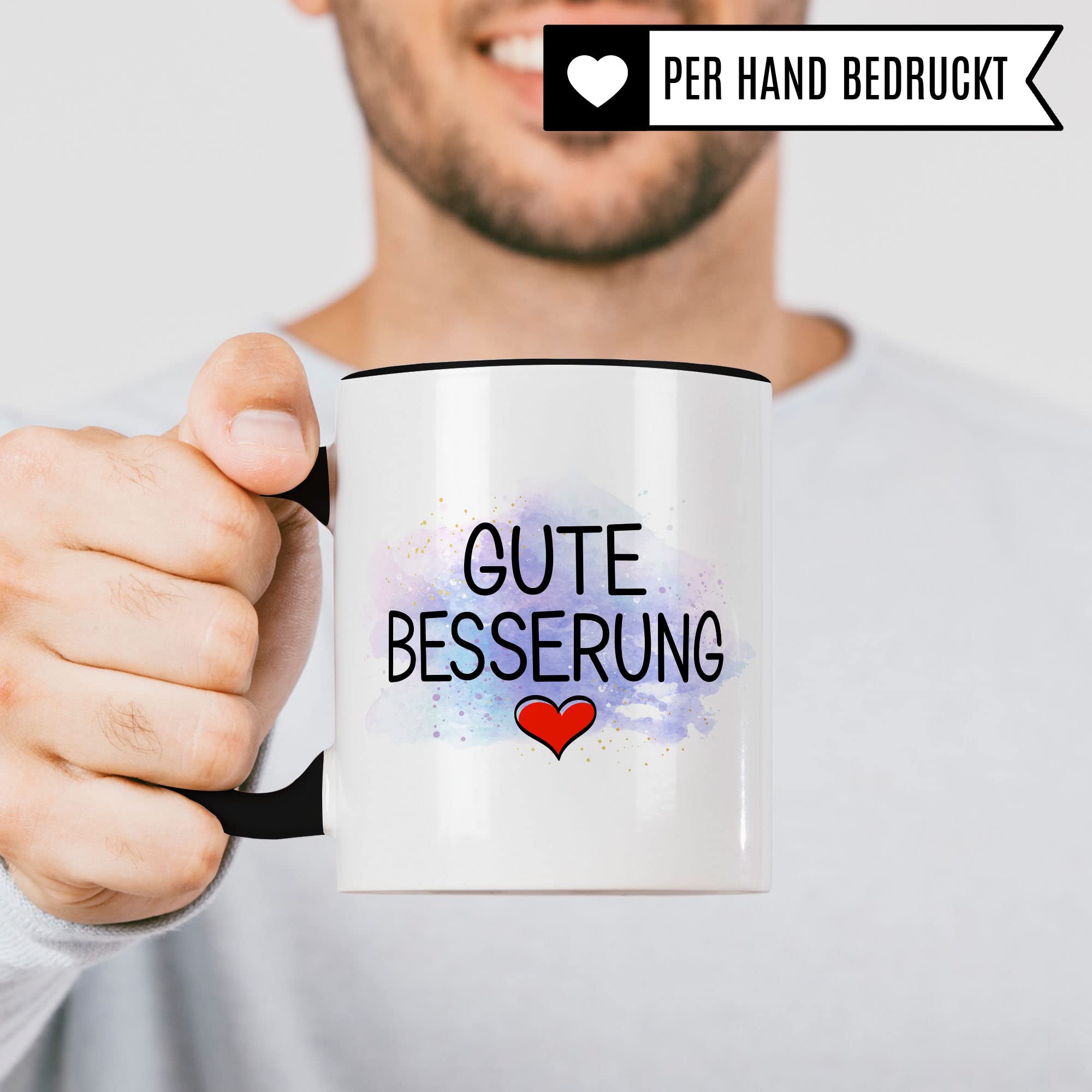 Tasse Gute Besserung Geschenke Werde schnell wieder gesund Krankenhaus-aufenthalt, schöner Spruch Geschenkidee Kaffeetasse Kaffeebecher