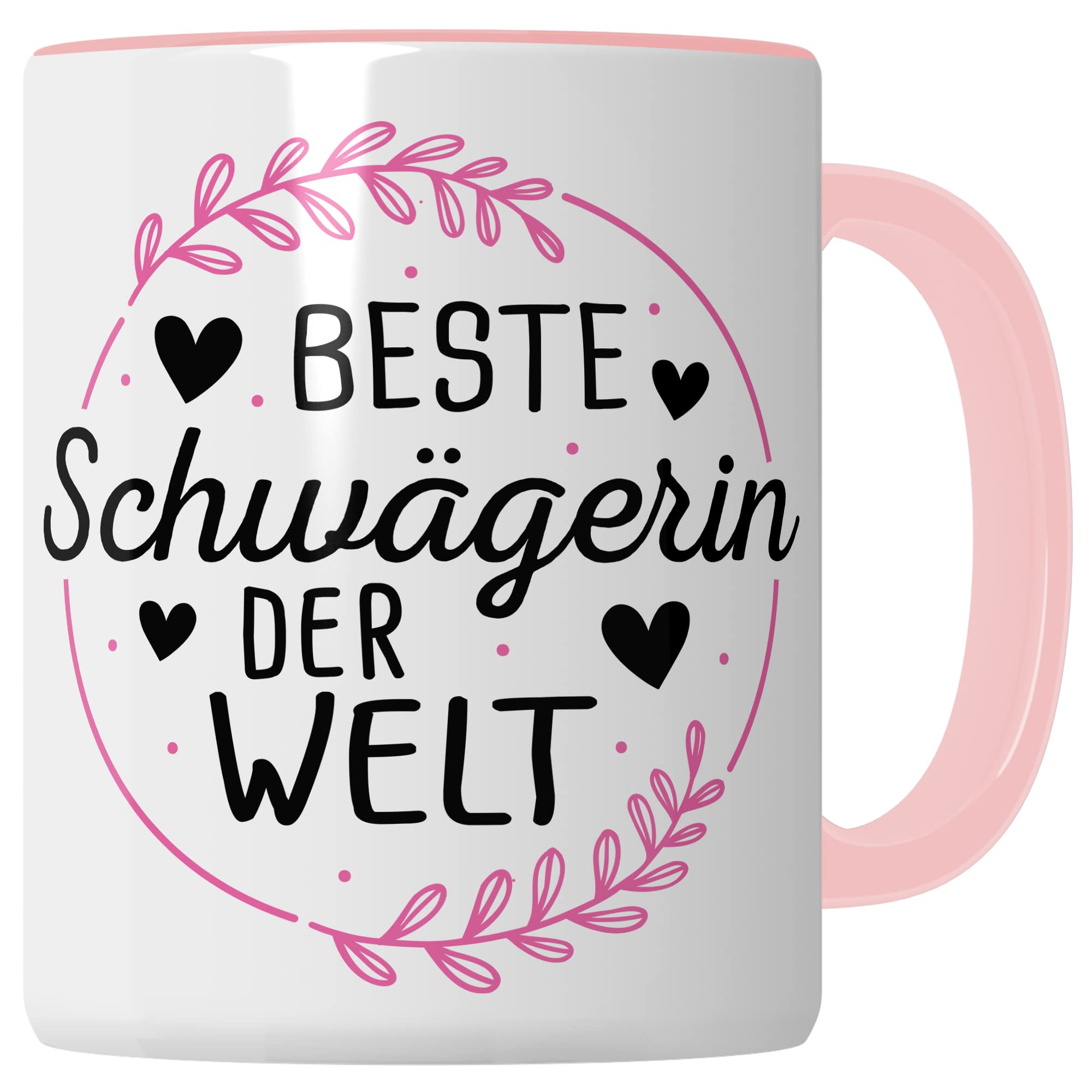 Tasse Schwägerin Geschenk, Beste Schwägerin der Welt Geschenkidee Schwägerin Geschenkidee Kaffee-Becher Teetasse Kaffeetasse mit Spruch lustig Familie