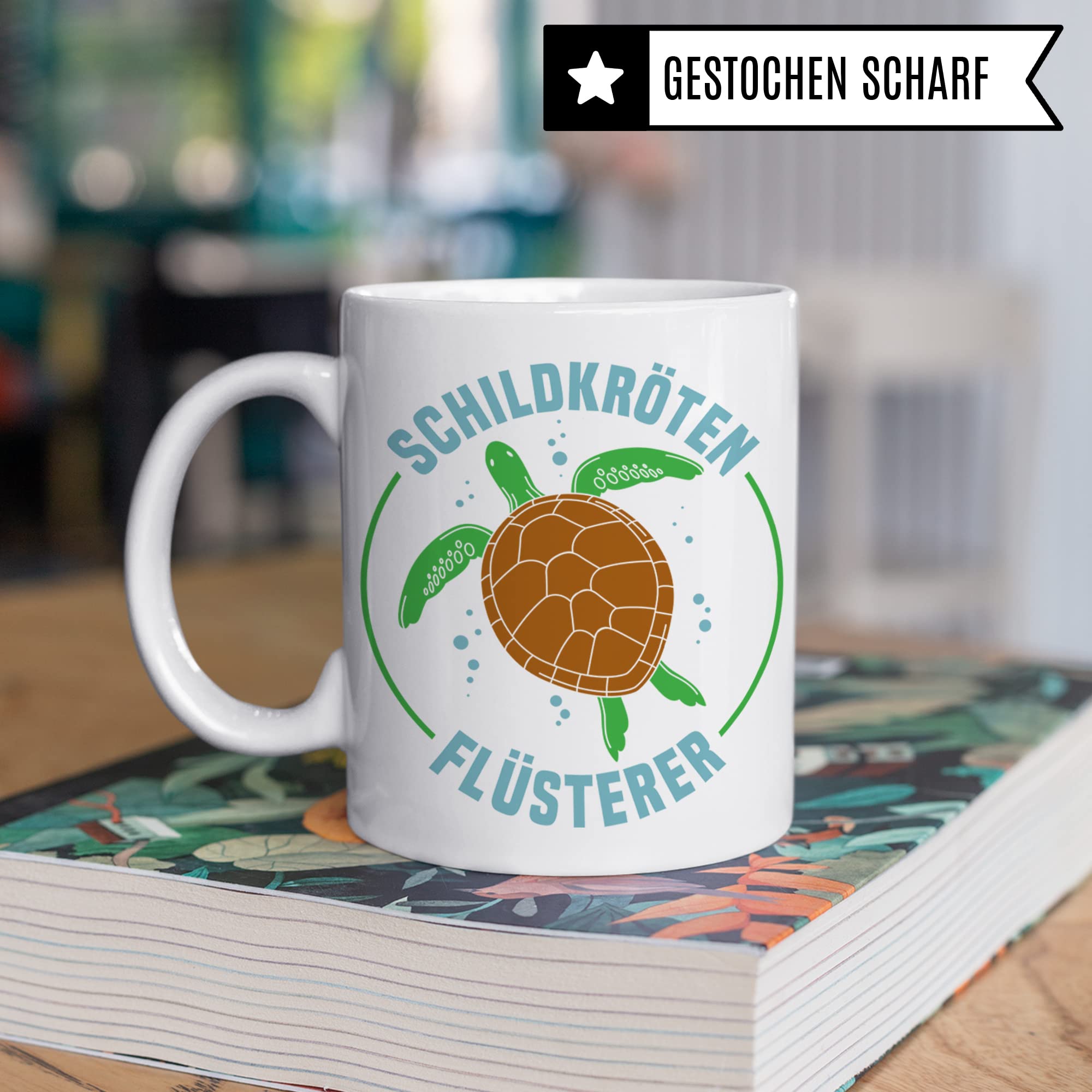 Schildkröte Tasse Geschenkidee, Kaffeetasse Humor Witz Geschenk für Schildkrötenbesitzer, Schildkröten Becher, Kaffeebecher mit Spruch lustig