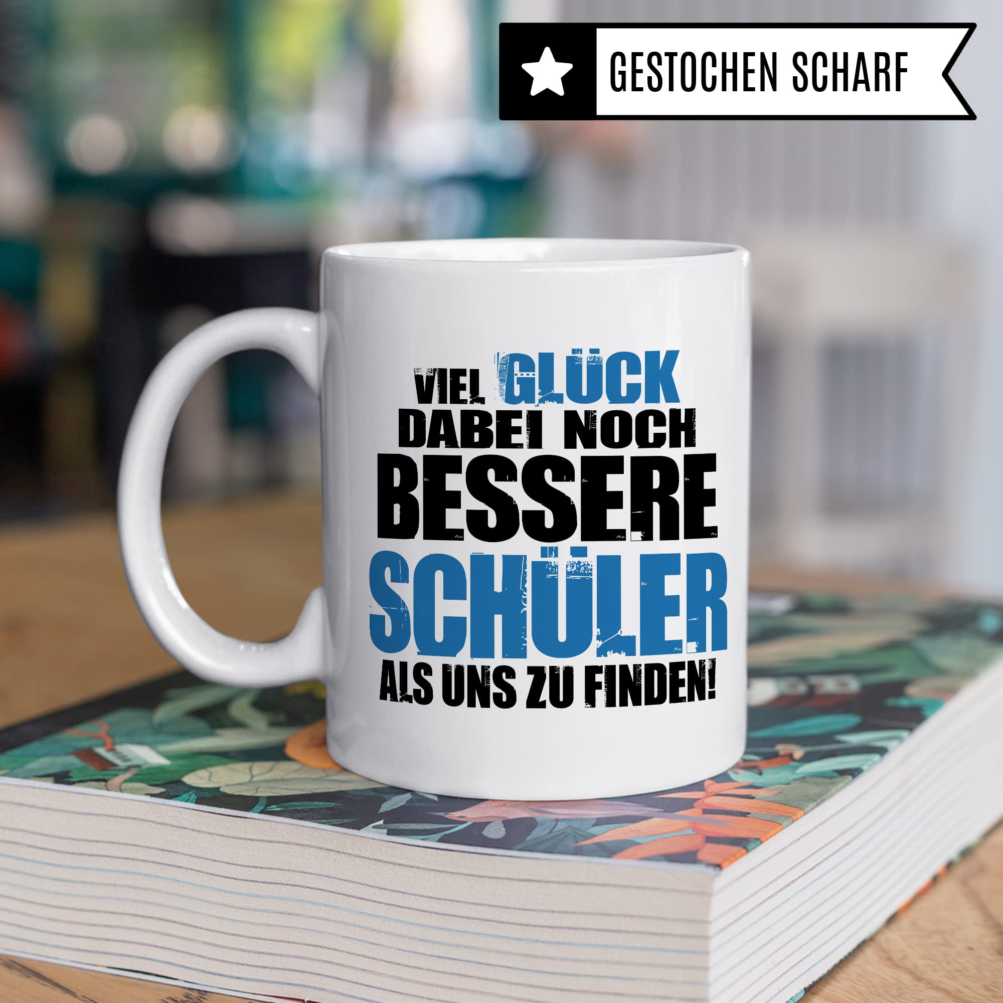 Lustige Lehrer Tasse mit Spruch Geschenk Lehrerin Kaffee-Tasse Kaffee-Becher Lehrer Geschenkidee Grundschule Tasse Abschied Lehrerin Abschiedsgeschenk Lehrer Gymnasium