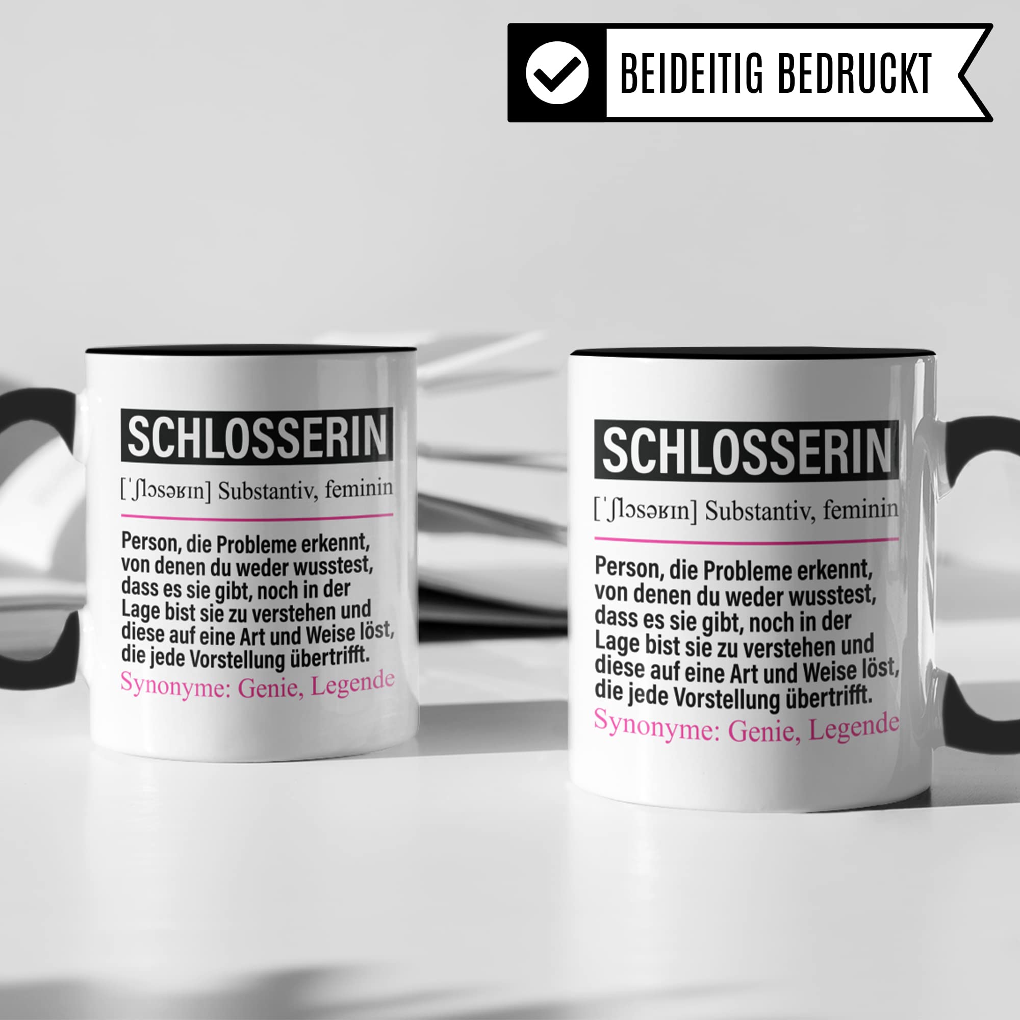 Tasse Schlosserin lustig, Schlosserin Geschenk Beruf, Spruch Kaffeebecher Spengler Geschenkidee, Beruf Kaffee-Tasse Teetasse Becher