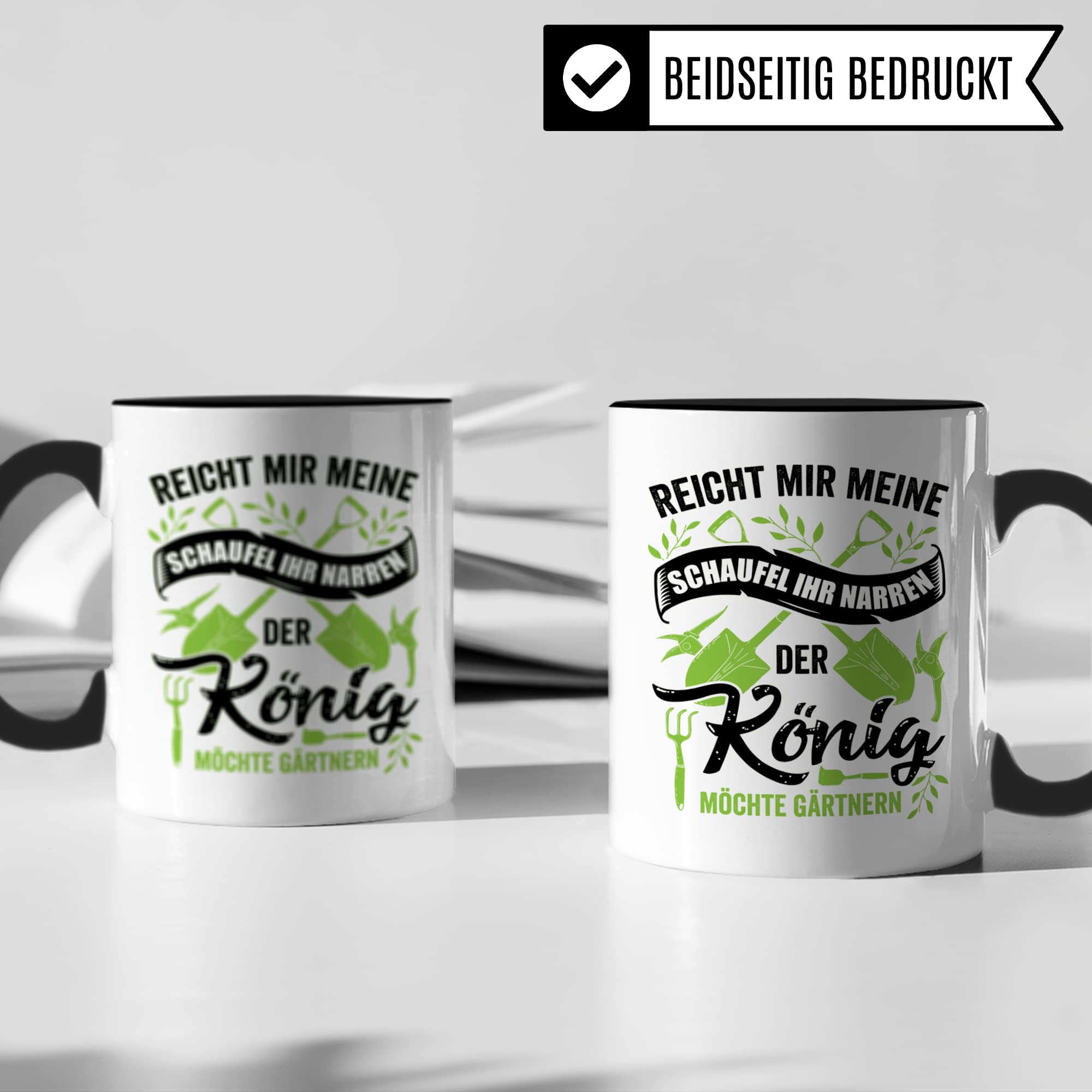 Gärtner Tasse Geschenkidee, Garten Geschenk Kaffeebecher mit Spruch lustig, Kaffeetasse Humor Witz für Gartenarbeit, Gärtnern Becher