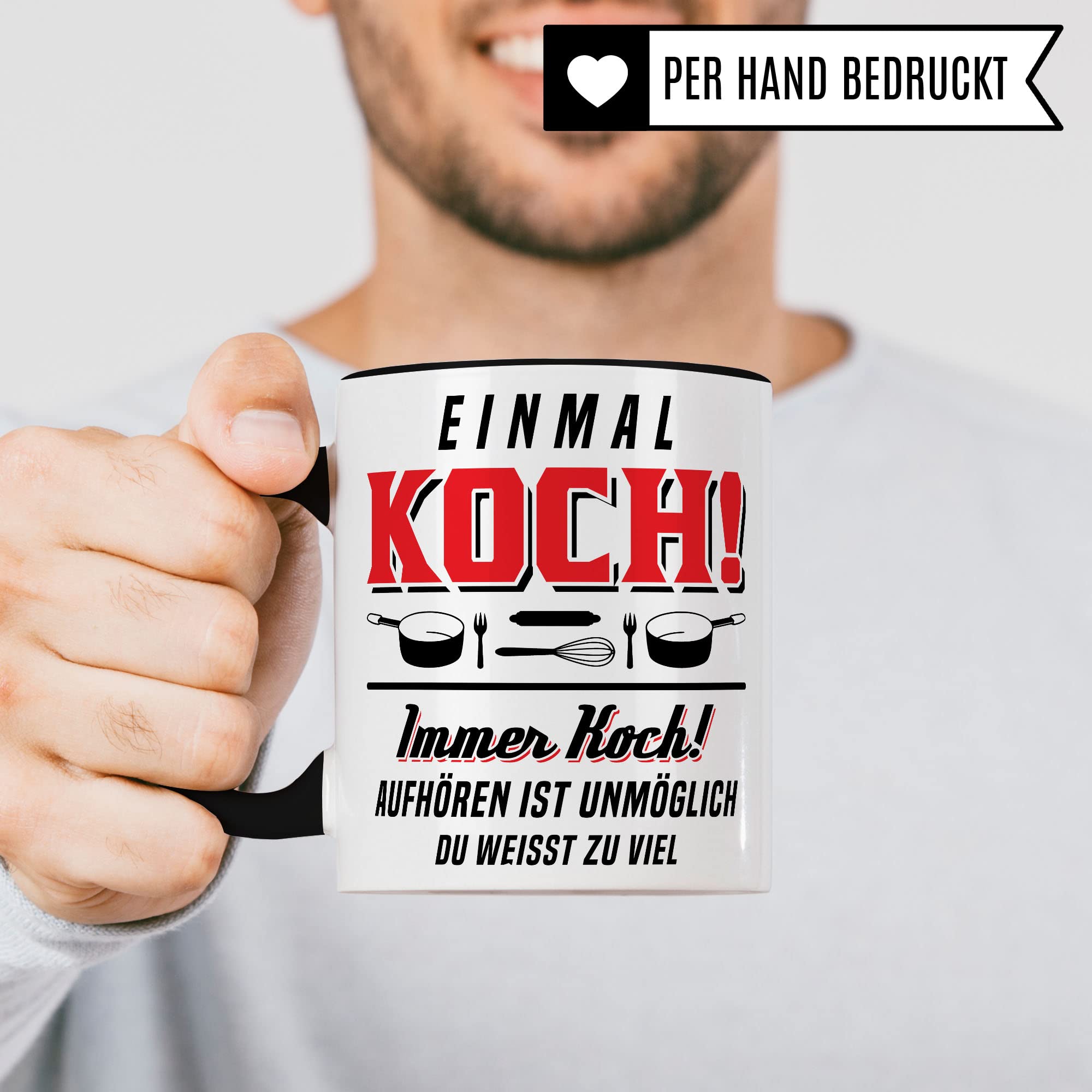 Koch Tasse, Küchenchef Teetasse, Chef Becher, Kaffeetasse Humor Witz Geschenk für Köche, Küche Kaffeebecher, Hobbykoch Geschenkidee