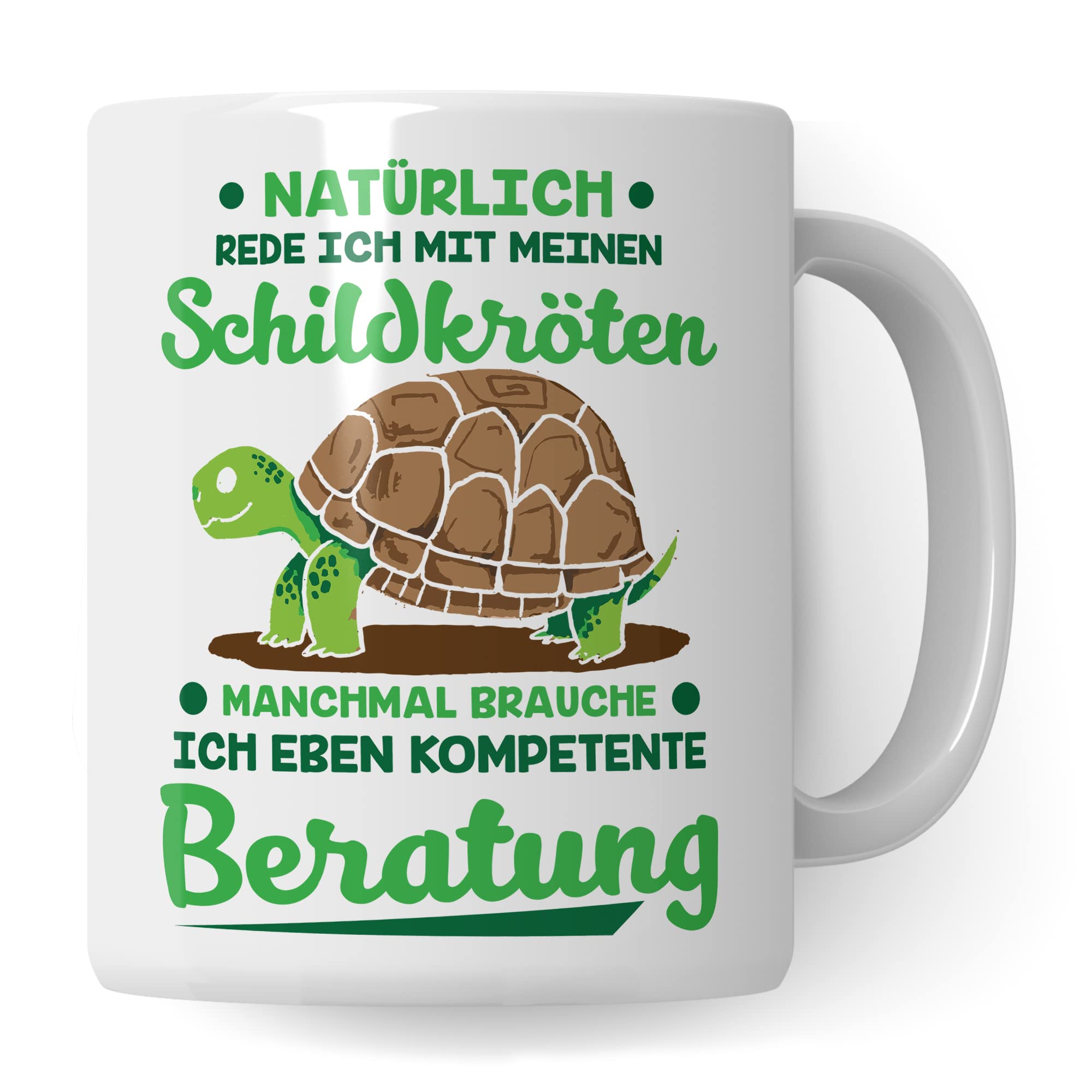 Schildkröten Tasse Geschenkidee, Kaffeebecher mit Spruch lustig, Kaffeetasse Humor Witz Geschenk für Schildkrötenbesitzer, Schildkröte Becher