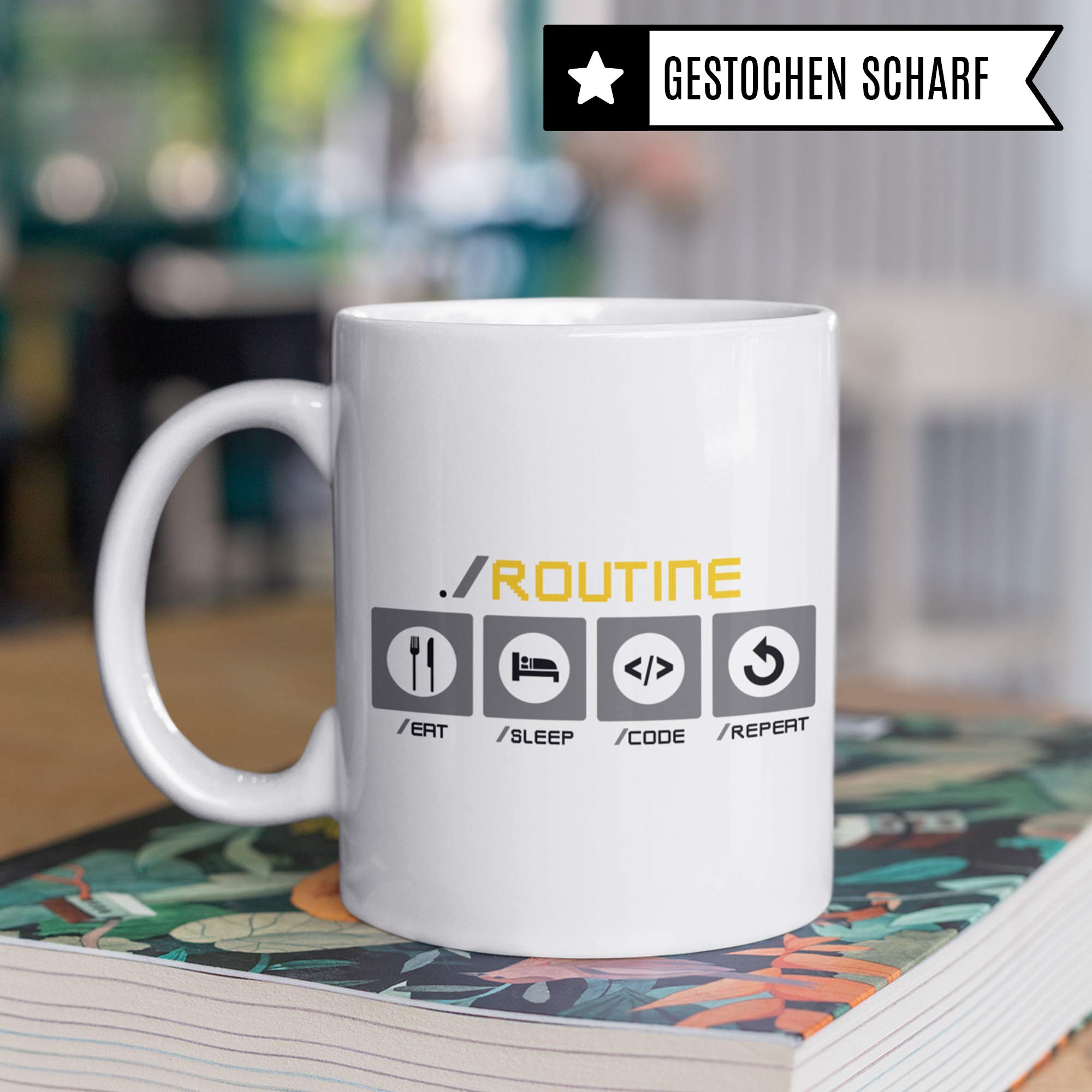 Pagma Druck Tasse Programmierer, Informatiker Geschenke IT, Becher Debugging Spruch Programmieren Informatik Geschenkidee, Entwickler Admin Coder Developer Programmer Kaffeetasse lustig