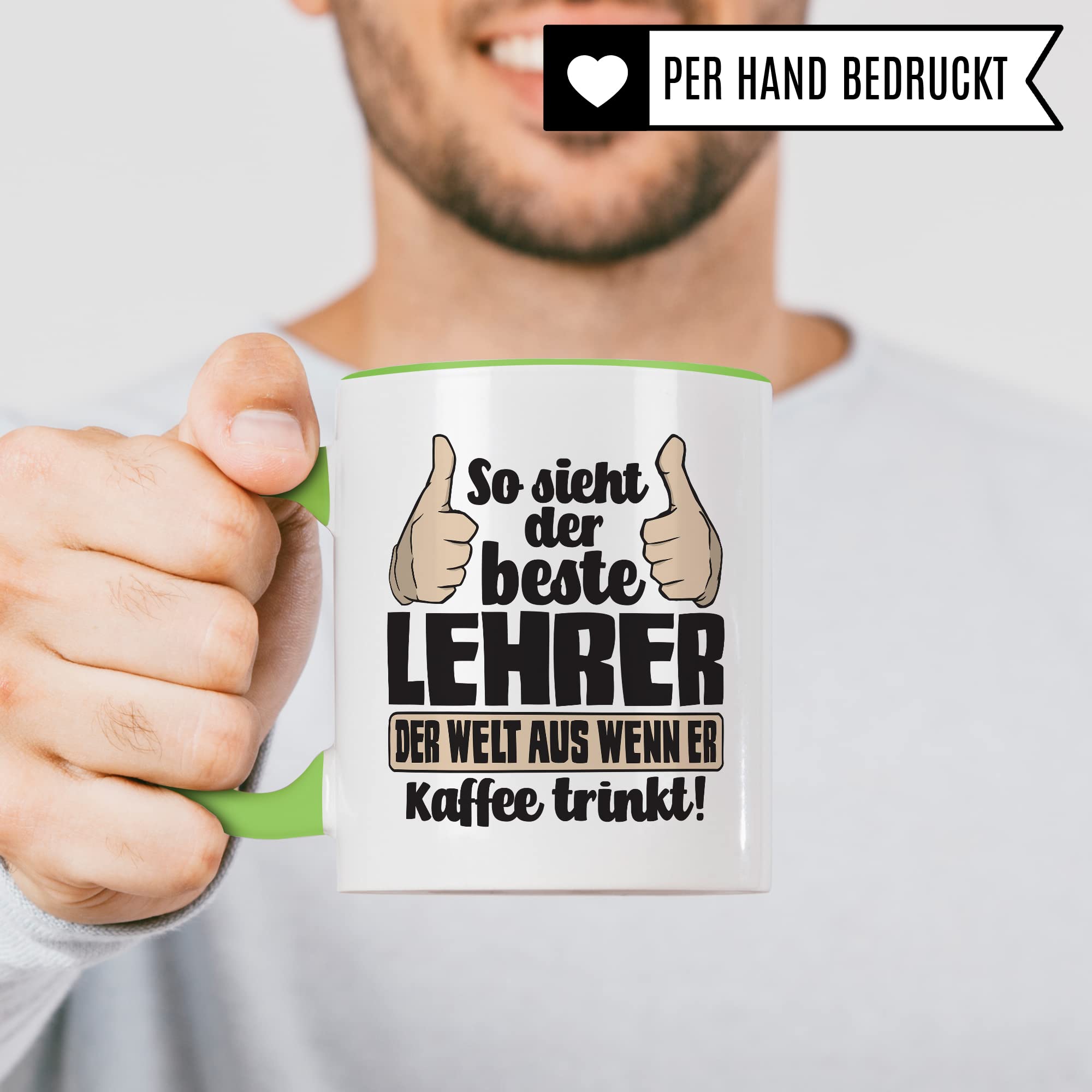 Lehrer Tasse mit Spruch lustig Kaffee-Tasse Lehrer Geschenkidee Lehrer Geschenk Grundschule Tasse Abschied Lehrer Abschiedsgeschenk Gymnasium Kaffee-Becher