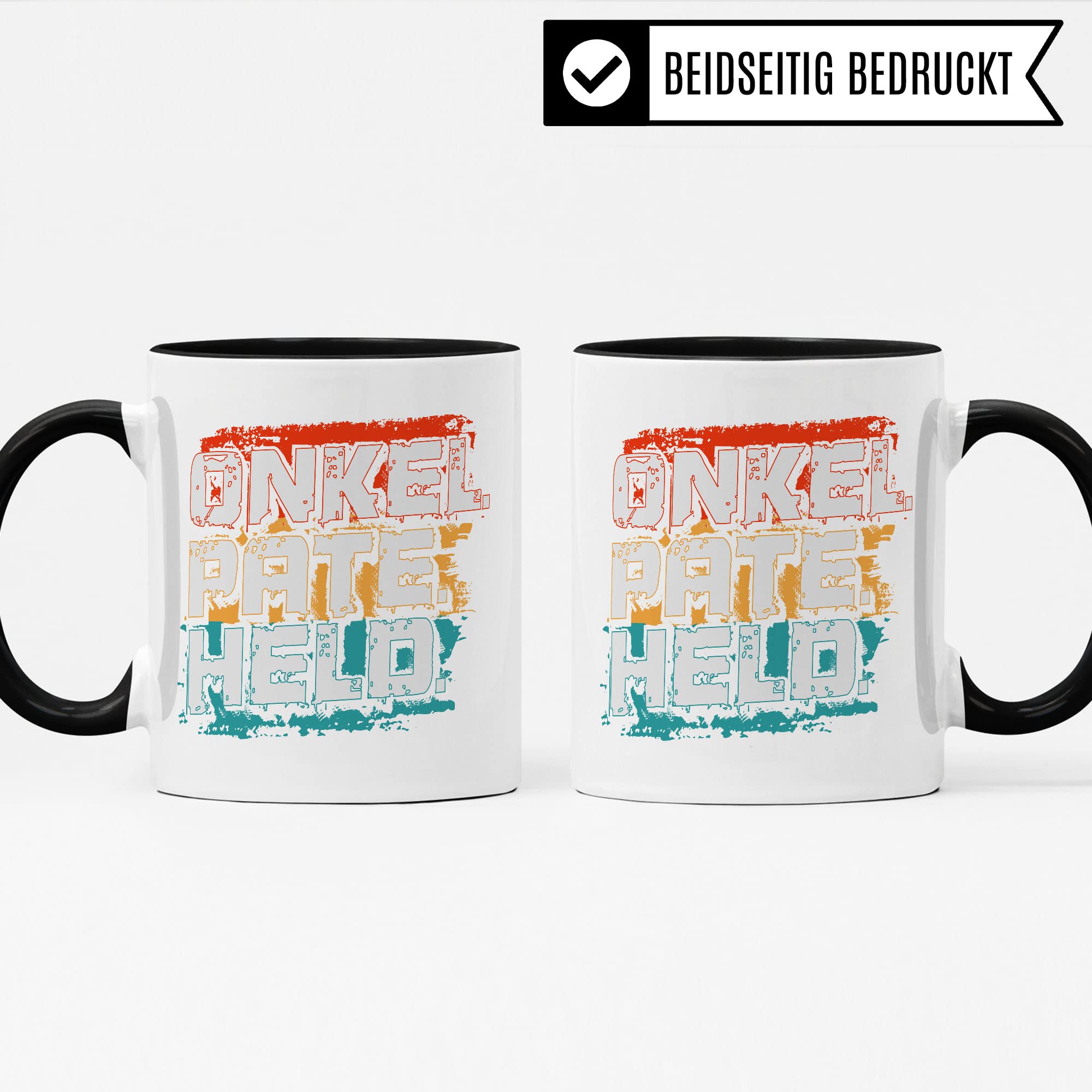 Paten Tasse Geschenkidee Onkel Kaffeetasse Humor Witz Geschenk für Patenonkel Kaffeebecher Familie Becher