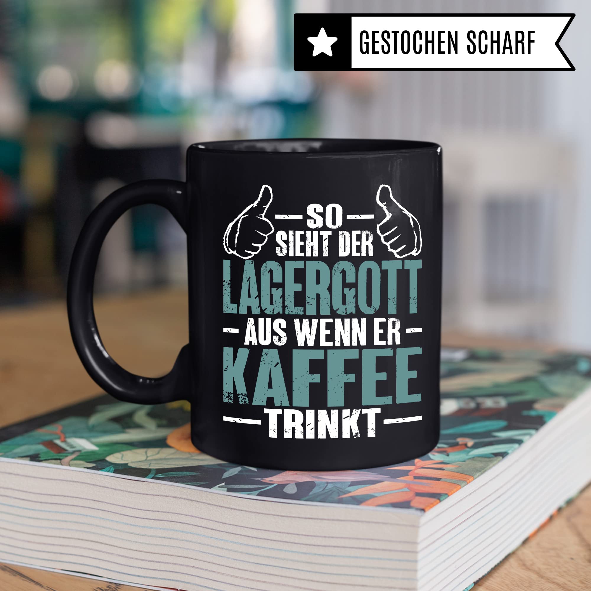 Tasse Lagerist Staplerfahrer Geschenk Gabelstaplerfahrer Kaffee-Tasse Humor Kaffeebecher Lagerarbeiter Geschenkidee Lagerlogistiker Kaffeetasse