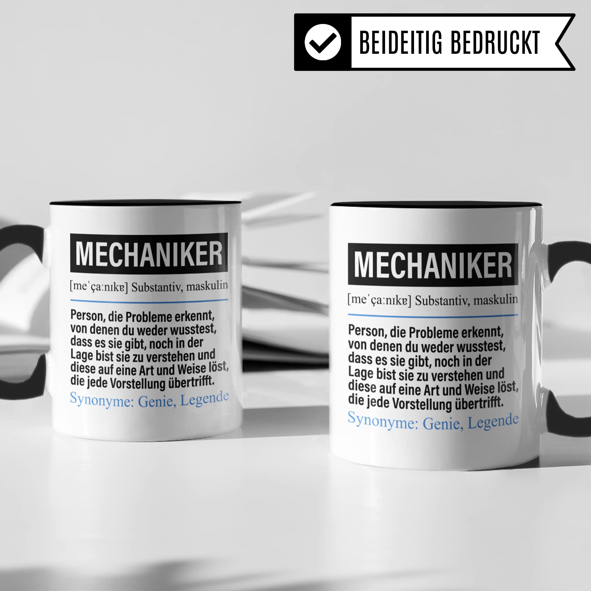 Tasse Mechaniker lustig, Mechaniker Geschenk Beruf, Spruch Kaffeebecher KFZ Mechanikermeister Mechatroniker Geschenkidee, Beruf Autoschrauber Mechaniker Kaffee-Tasse Teetasse Becher