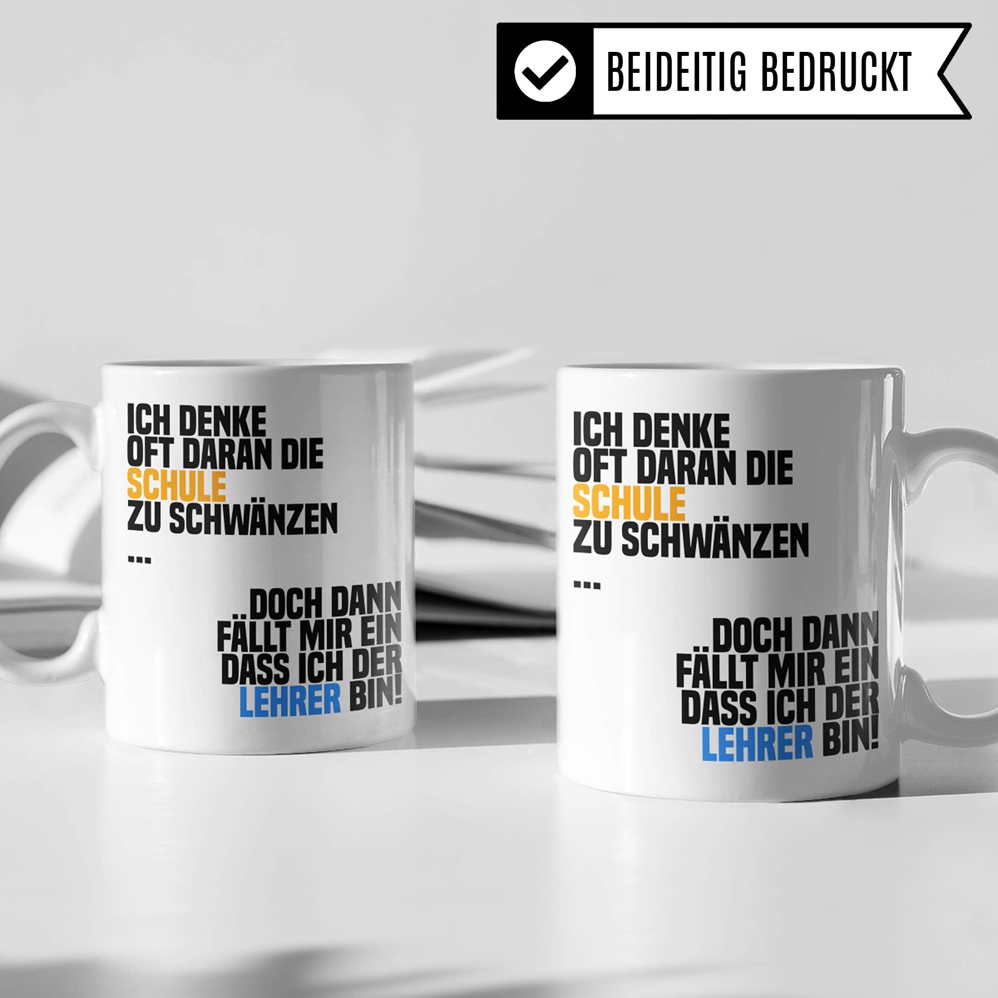 Pagma Druck Geschenk für Lehrer, Lehrer Tasse lustig, Kaffeetasse Lehramt Studium, Grundschullehrer Realschullehrer Gymnasiallehrer Mittelschullehrer Geschenk Spruch, Lehrer Tasse Abschied Abschluss