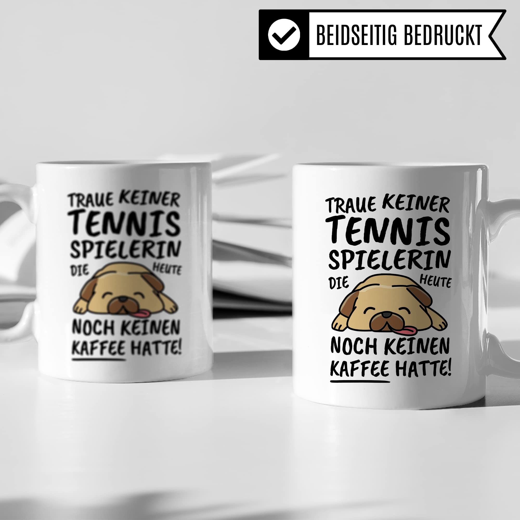 Tasse Tennisspielerin lustig Tennisspielerin Geschenk Beruf Spruch Kaffeebecher Tennisspielerinnen Geschenkidee Tennis Sportlerin Tennisplatz Tennisspiel Kaffee-Tasse Teetasse Becher