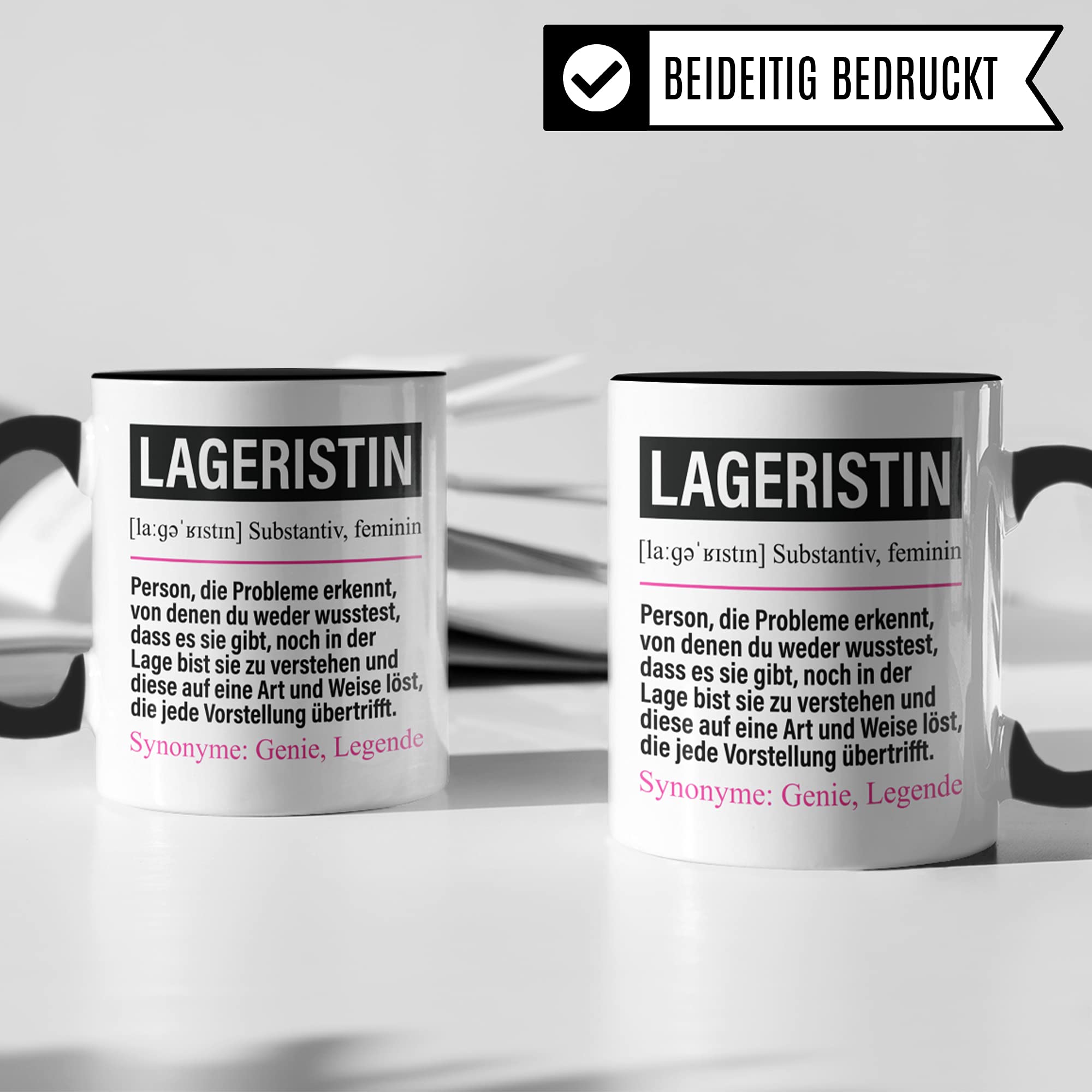 Lageristin Tasse lustig, Lageristin Geschenk Beruf, Spruch Fachlageristin Geschenkidee, Kaffeetasse Beruf Lagerarbeiterin Kaffeebecher Teetasse Becher