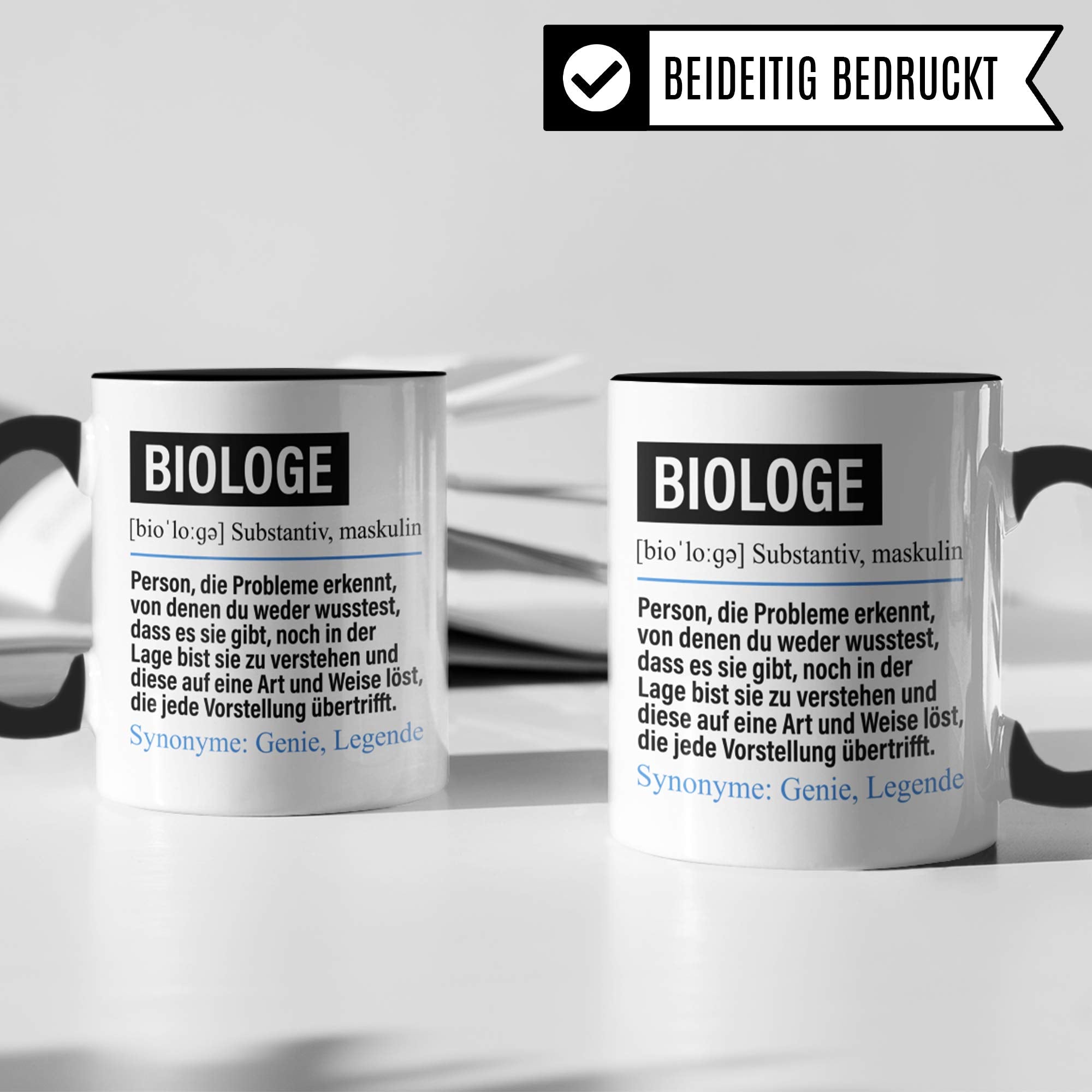 Pagma Druck Tasse Biologe lustig, Biologe Geschenk, Spruch Biologie Kaffeebecher Geschenkidee, Kaffeetasse Beruf Teetasse Becher