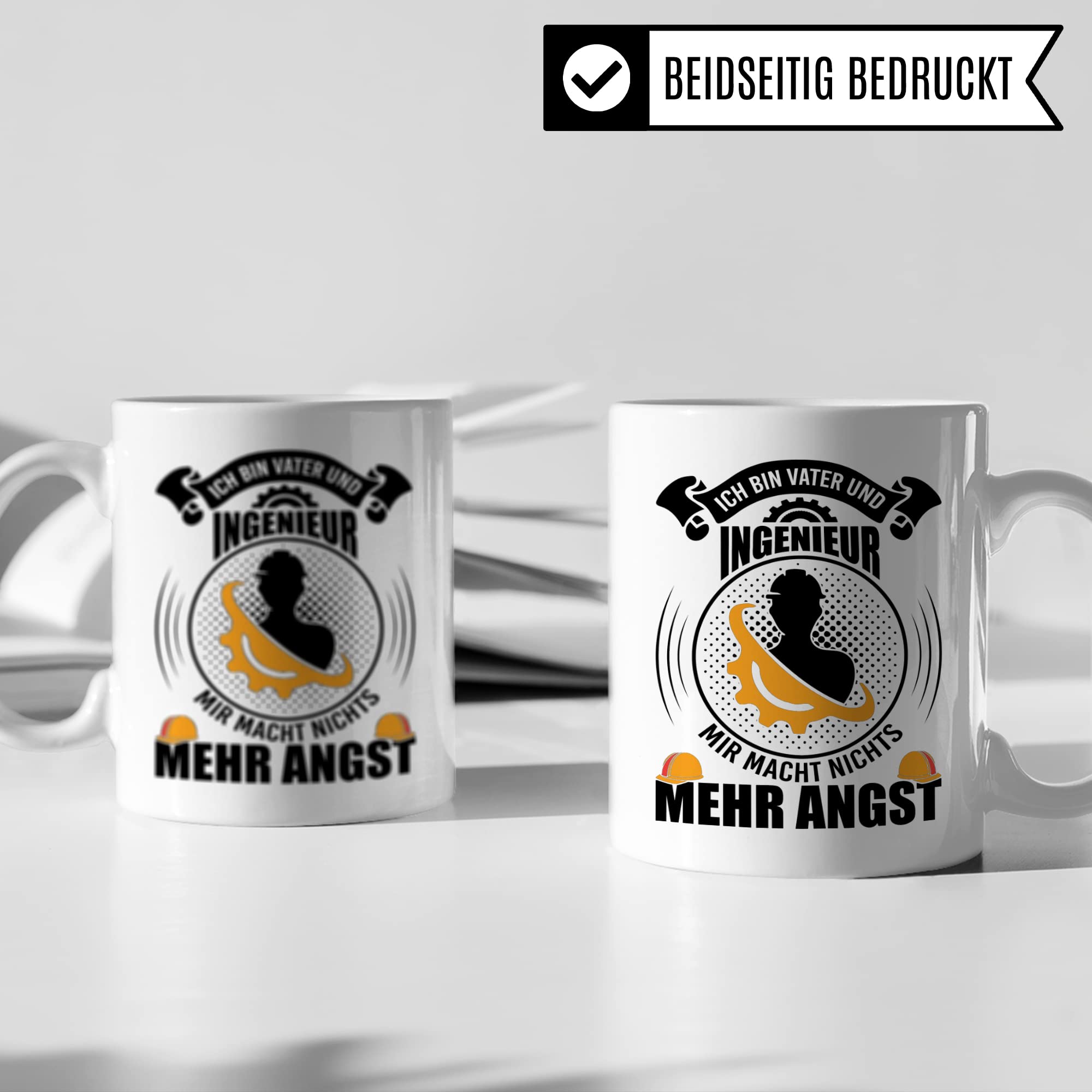 Ingenieur Tasse, Vater Geschenk lustig, Vatertag Geschenkidee, Papa Tasse mit Spruch lustig, Kollege Geschenk, Kaffeetasse Humor Witz Geschenk für Ingenieure, Kaffeebecher für Männer