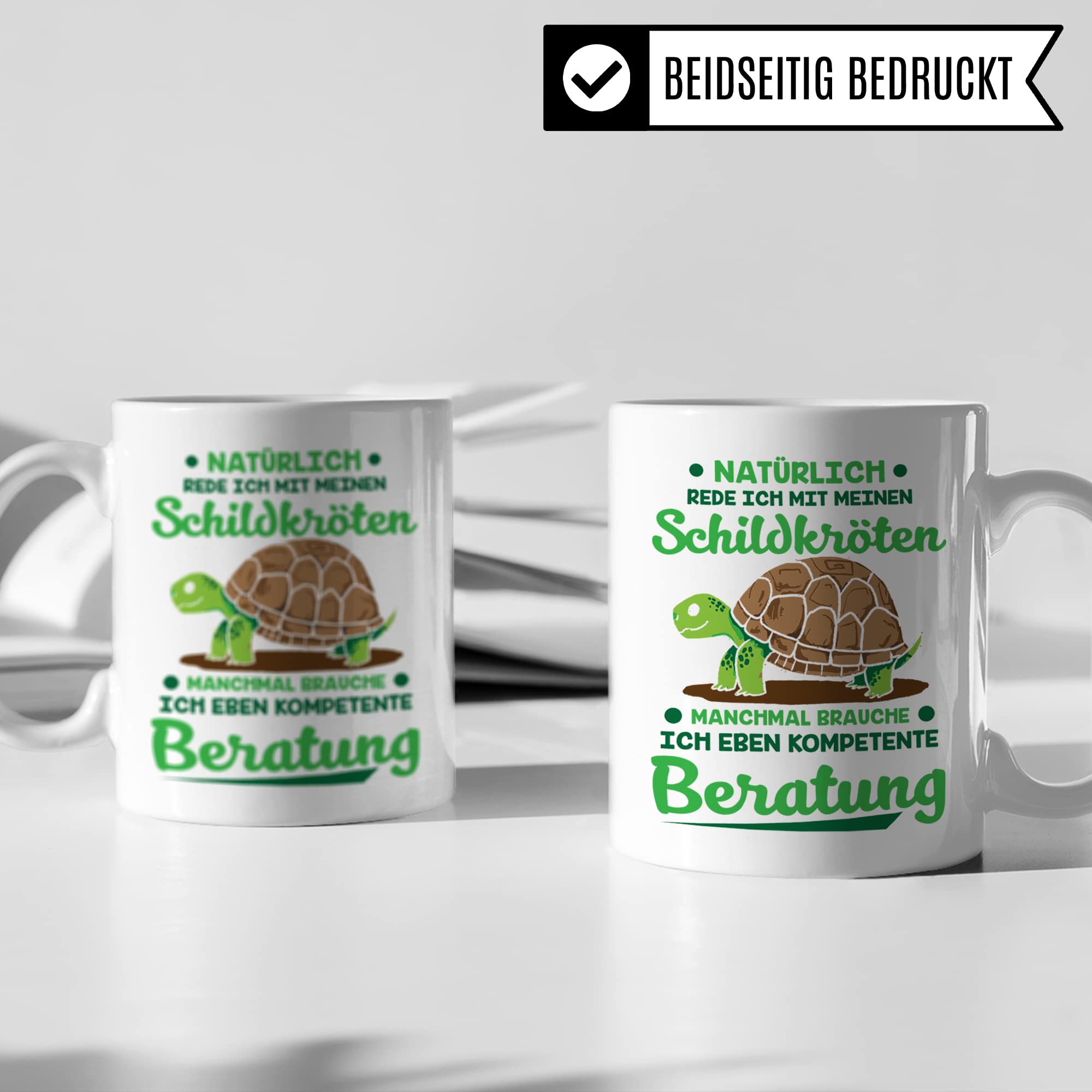 Schildkröten Tasse Geschenkidee, Kaffeebecher mit Spruch lustig, Kaffeetasse Humor Witz Geschenk für Schildkrötenbesitzer, Schildkröte Becher