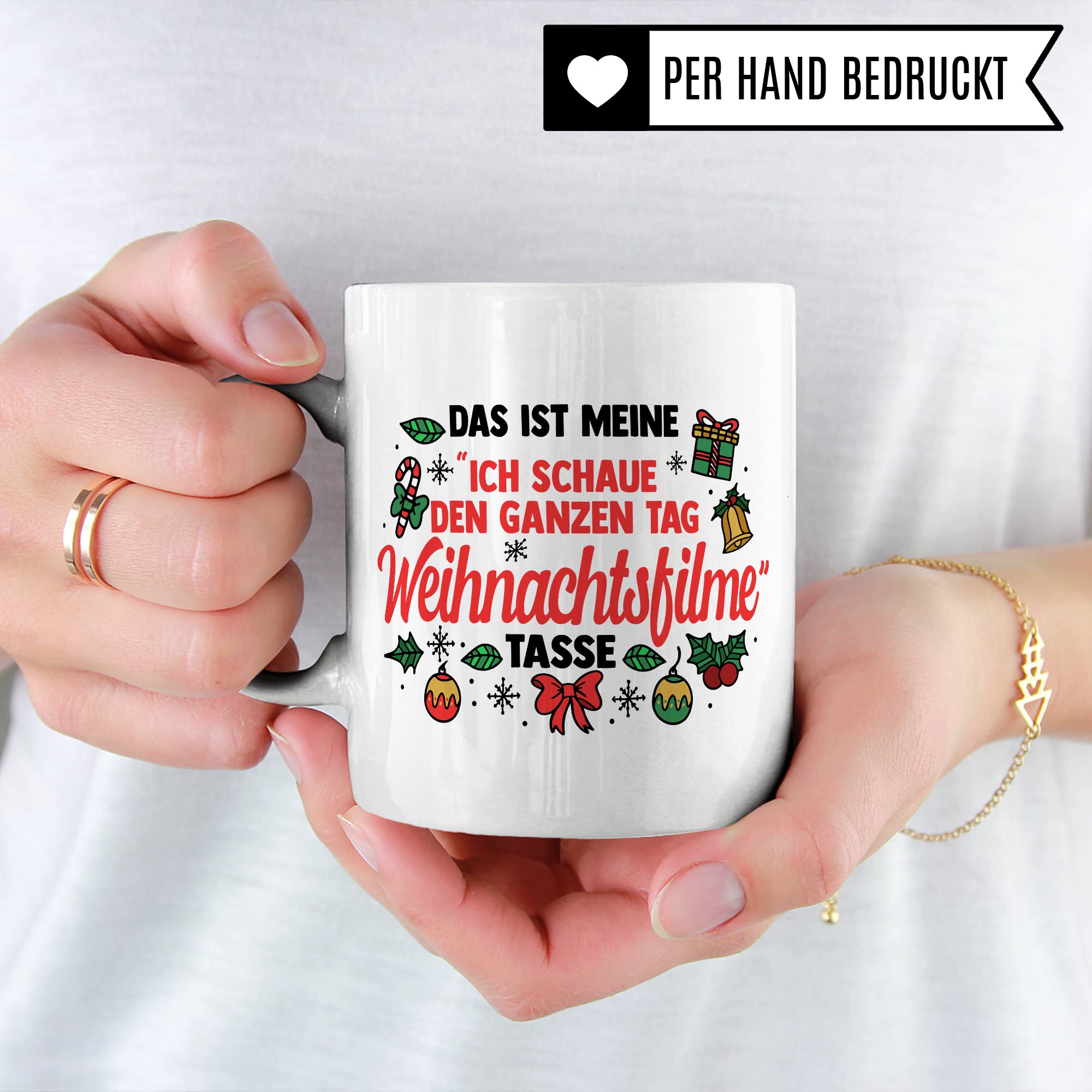 Weihnachten Tasse Weihnachts-Filme Kaffee-Becher Teetasse Christmas Glühweintasse Geschenk Geschenkidee Frohe Weihnachten Winter Kaffeetasse Fest Winter weihnachtlich X-Mas Advent Freundin Kollegin