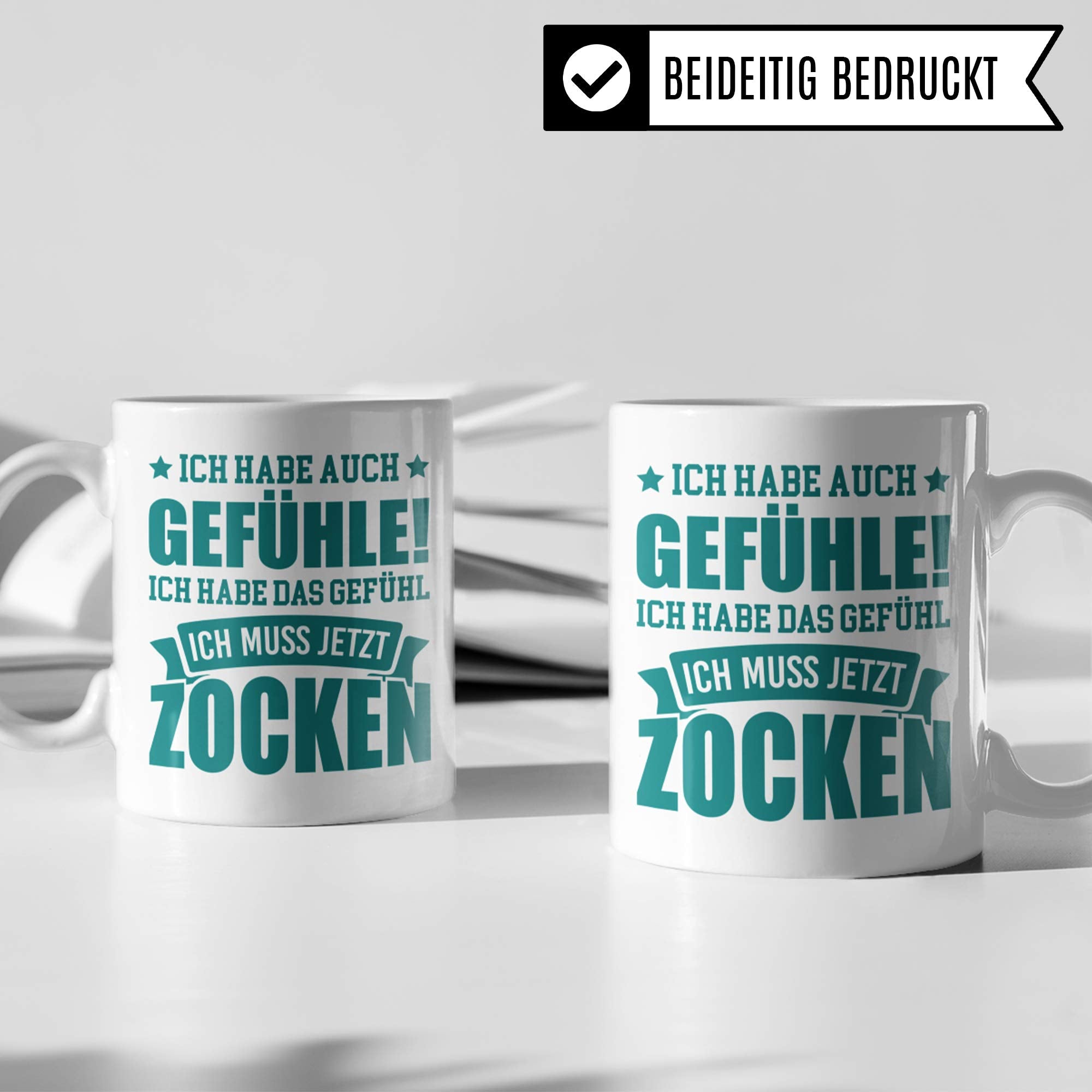 Pagma Druck Tasse Gamer, Zocker Geschenke Spruch, Kaffeetasse Gaming Zocken Computerspiele Konsole, Controller PC Computerspielen Becher, Computer Gaming Tasse lustig