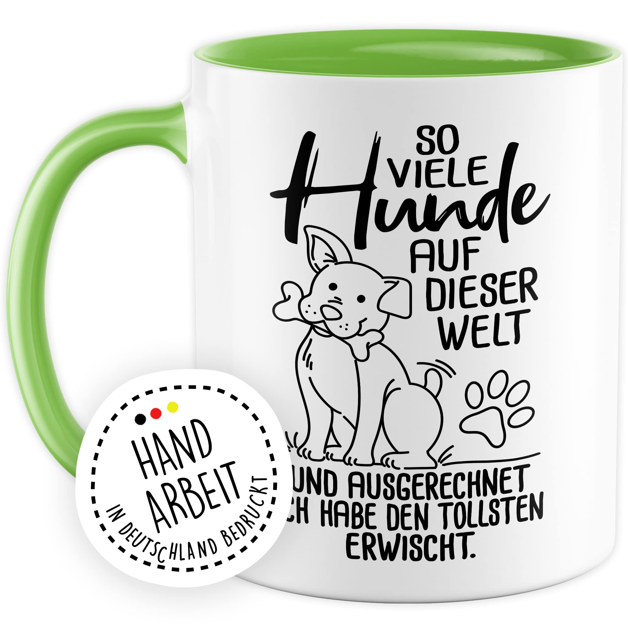 Tasse Hundebesitzer Geschenk, So viele Hunde auf dieser Welt Geschenkidee Hundehalter Kaffeetasse mit Spruch Kaffee-Becher Vierbeiner Tierfreund Hunde-Liebhaber Herrchen Frauchen