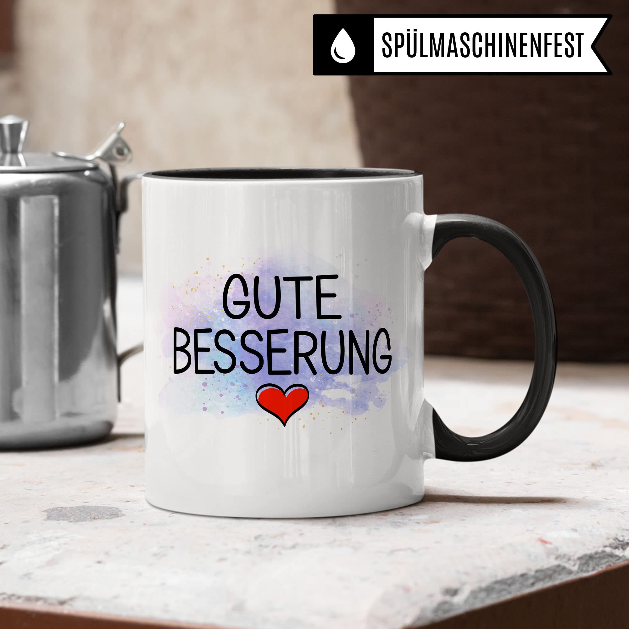 Tasse Gute Besserung Geschenke Werde schnell wieder gesund Krankenhaus-aufenthalt, schöner Spruch Geschenkidee Kaffeetasse Kaffeebecher