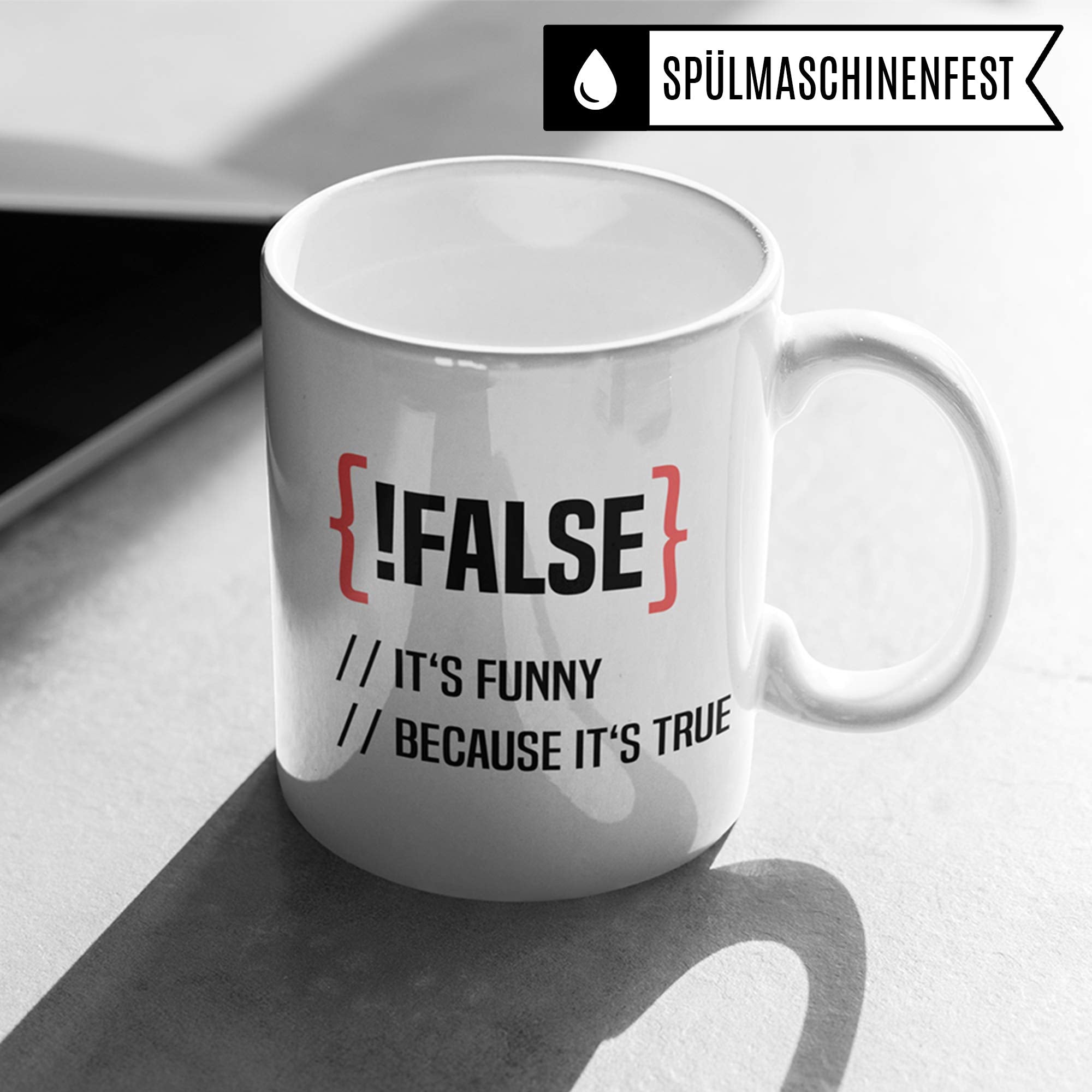 Pagma Druck Informatiker Tasse, IT Geschenk Programmierer lustig, Becher Debugging Spruch Programmieren Informatik Geschenkidee, Entwickler Admin Coder Developer Programmer Kaffeetasse