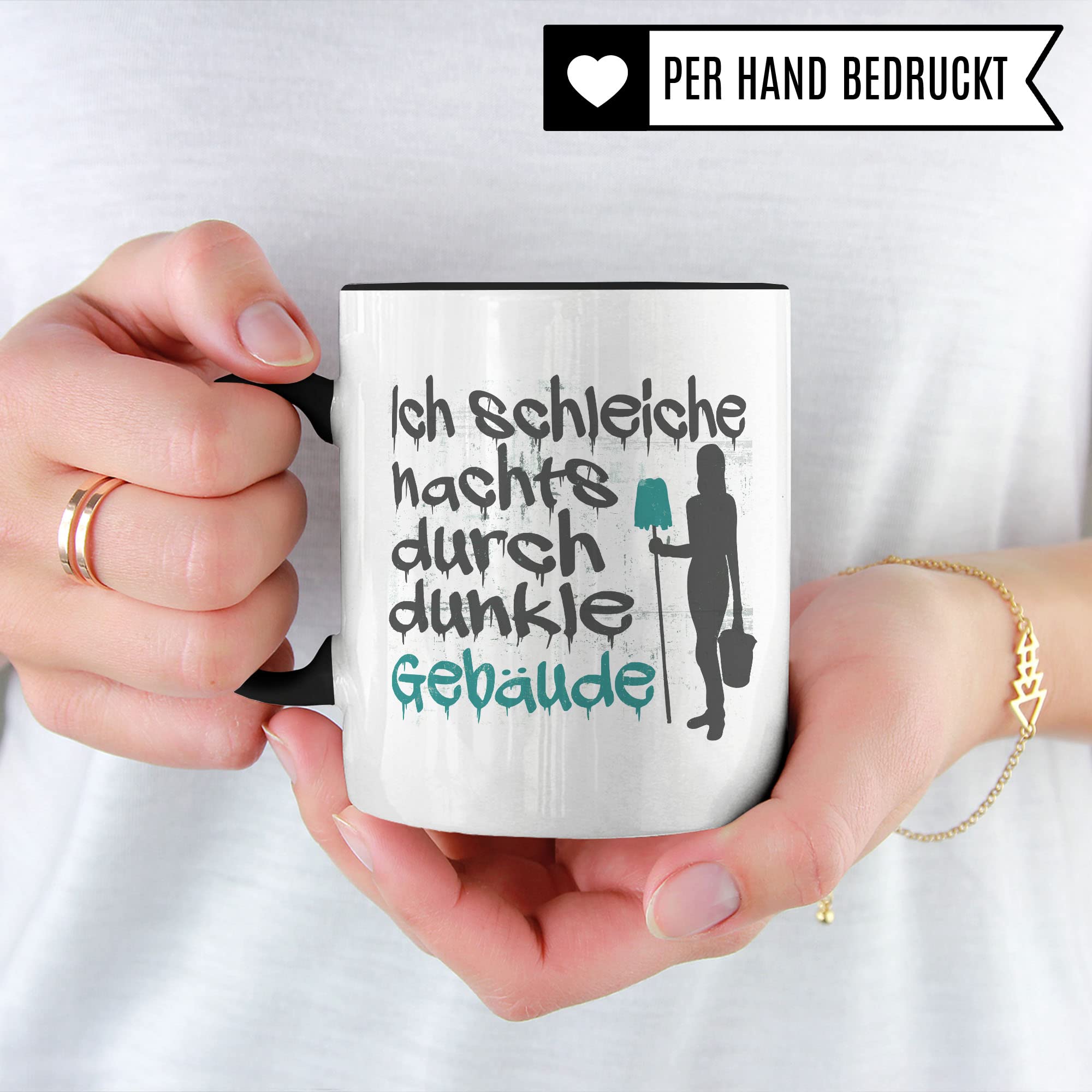 Putzkraft Tasse Geschenkidee Reinigungskraft Kaffeetasse Humor Witz Geschenk für Hausmeister Kaffeebecher Gebäudereiniger Becher