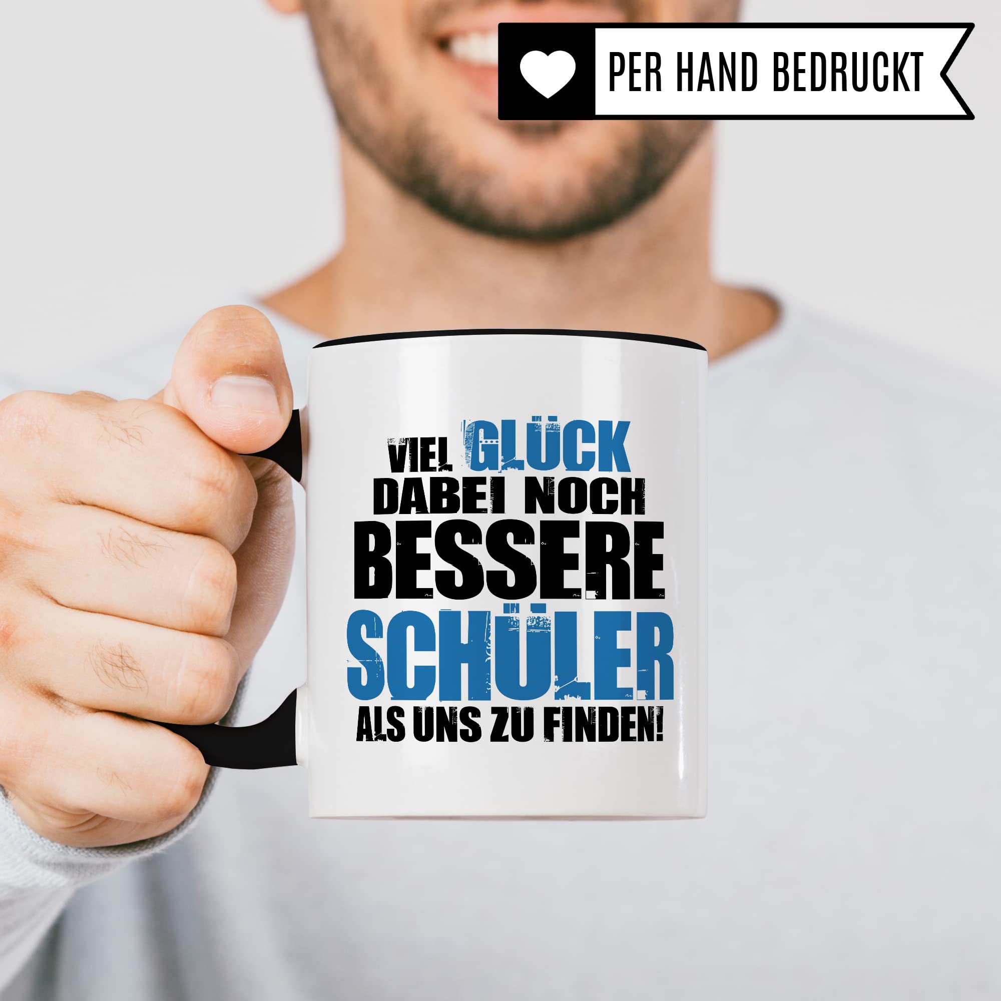 Lustige Lehrer Tasse mit Spruch Geschenk Lehrerin Kaffee-Tasse Kaffee-Becher Lehrer Geschenkidee Grundschule Tasse Abschied Lehrerin Abschiedsgeschenk Lehrer Gymnasium