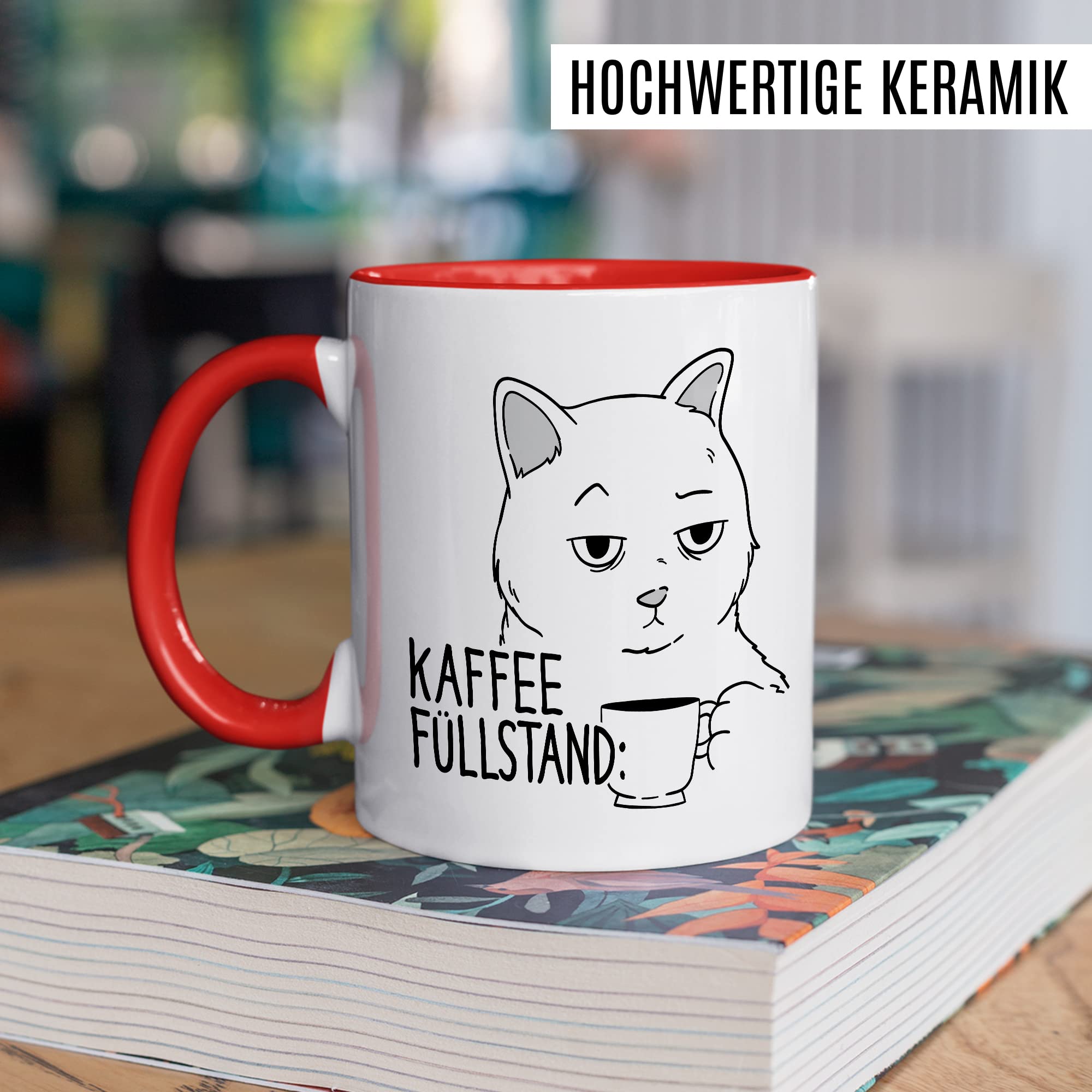 Tasse Kaffee-Füllstand Geschenk, Zu müde zum arbeiten gleich fang ich an Geschenkidee Kaffee-Liebhaber Kaffee-Becher Kaffeetasse Kaffee-Fans Kaffee-Genießer Tasse mit Spruch lustig