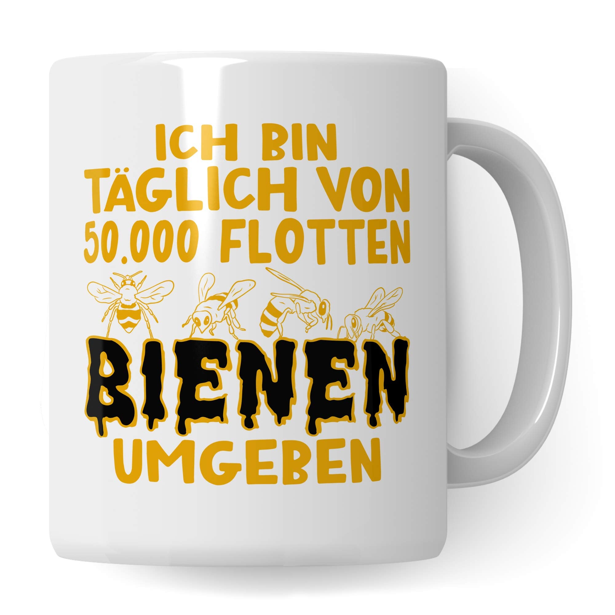 Pagma Druck Tasse Imker, Bienen Geschenk Becher, Imkerei Spruch Honigbiene Kaffeebecher Geschenkidee, Honig Bienenzucht Bienenzüchter Imkern Biene Kaffeetasse lustig