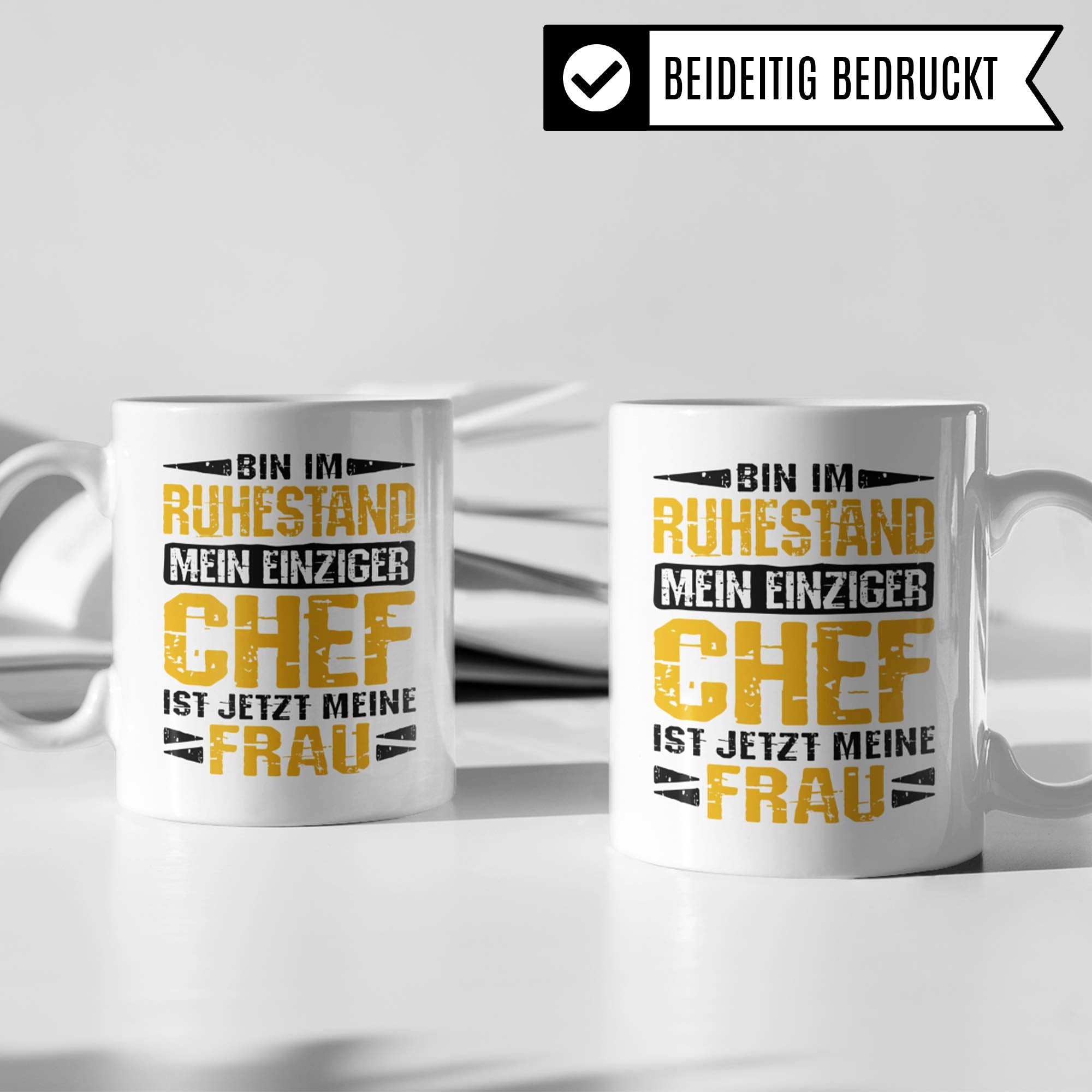 Rentner Tasse, Witzige Geschenke zum Ruhestand, Rente Becher Pensionierung Geschenk Renteneintritt, Rentenbeginn Pension Spruch Kaffeetasse Abschiedsgeschenk Geschenkidee