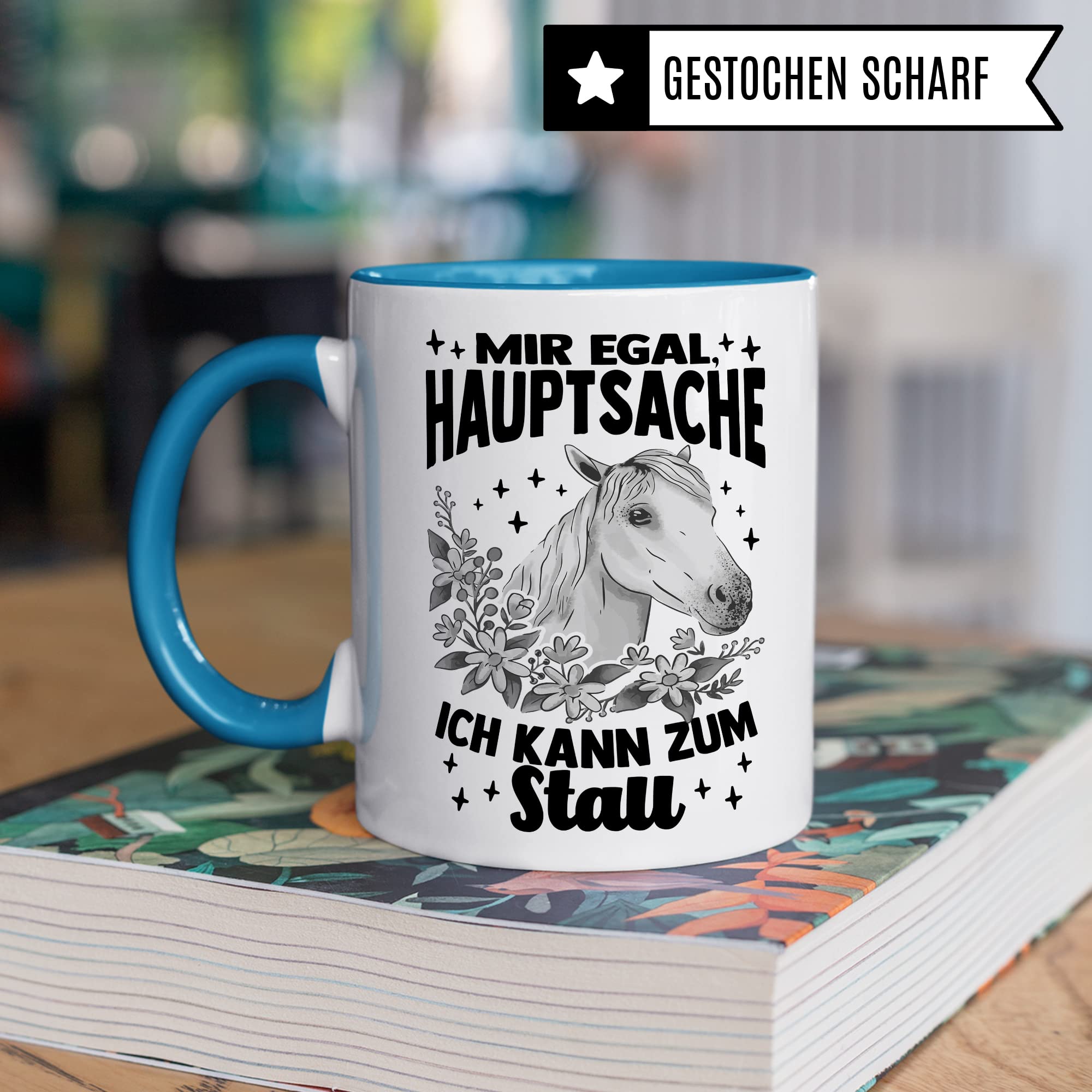 Tasse Pferd Stall Pferde Kaffeetasse Reiterin Kaffee-Becher Reiten bester Freund Vierbeiner Teetasse Pferdemädchen Stallmädchen Pferdeliebhaber Geschenk Geschenkidee Reiter