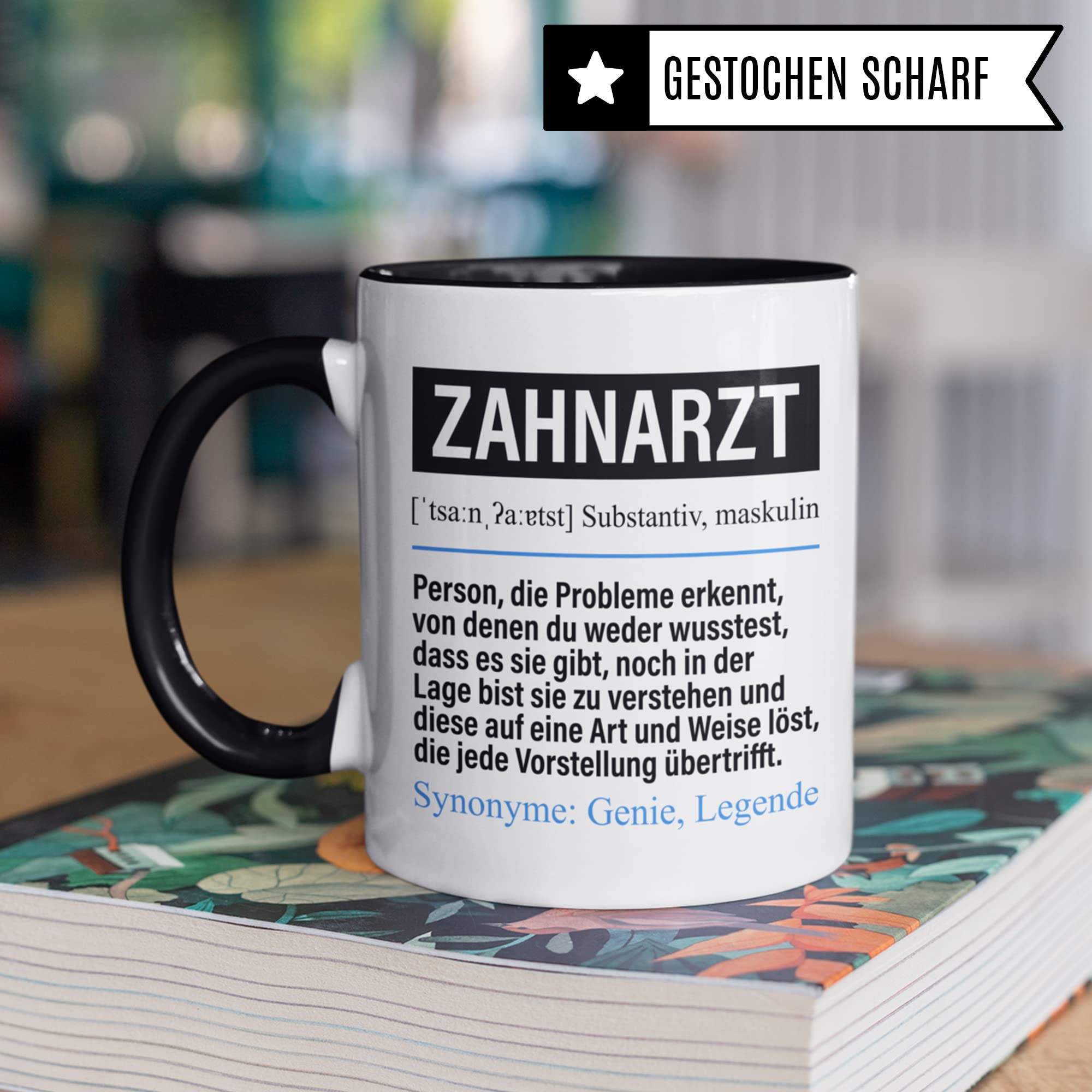 Tasse Zahnarzt lustig, Zahnarzt Geschenk Beruf, Spruch Kaffeebecher Zahnärzte Geschenkidee, Beruf Dentist Kaffee-Tasse Teetasse Becher