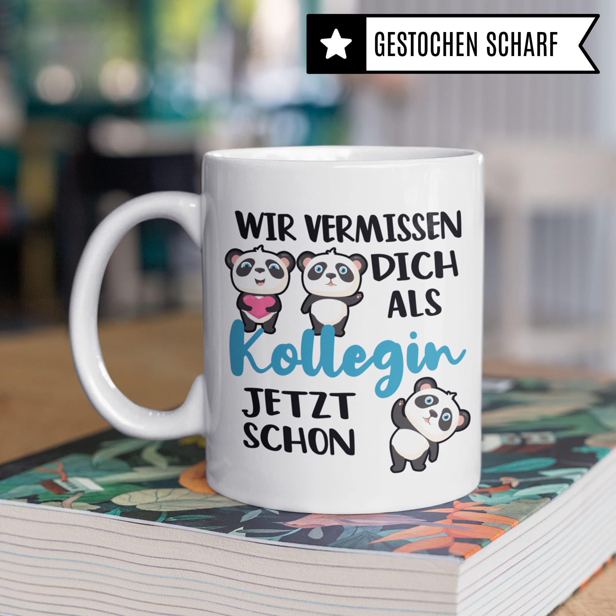 Tasse Kollegin Jobwechsel Spruch Geschenkidee Neuer Job Frauen Abschied Abschiedsgeschenk Frau Rente Verabschiedung Arbeitskollegin Renteneintritt Geschenk-Idee