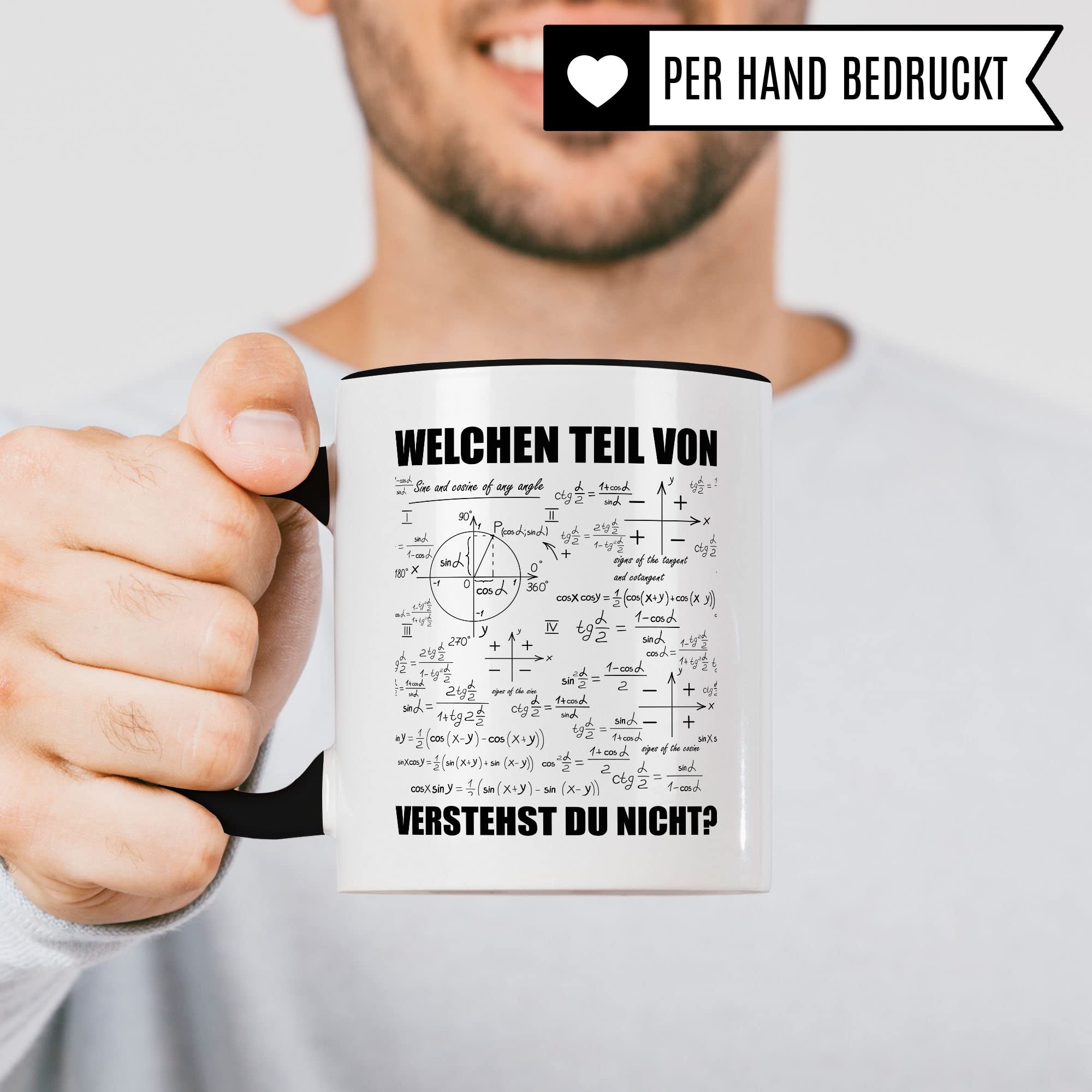 Mathe Tasse Geschenkidee Kaffeetasse Humor Witz Geschenk für Mathelehrer Mathelehrerin Kaffeebecher Mathematik Becher