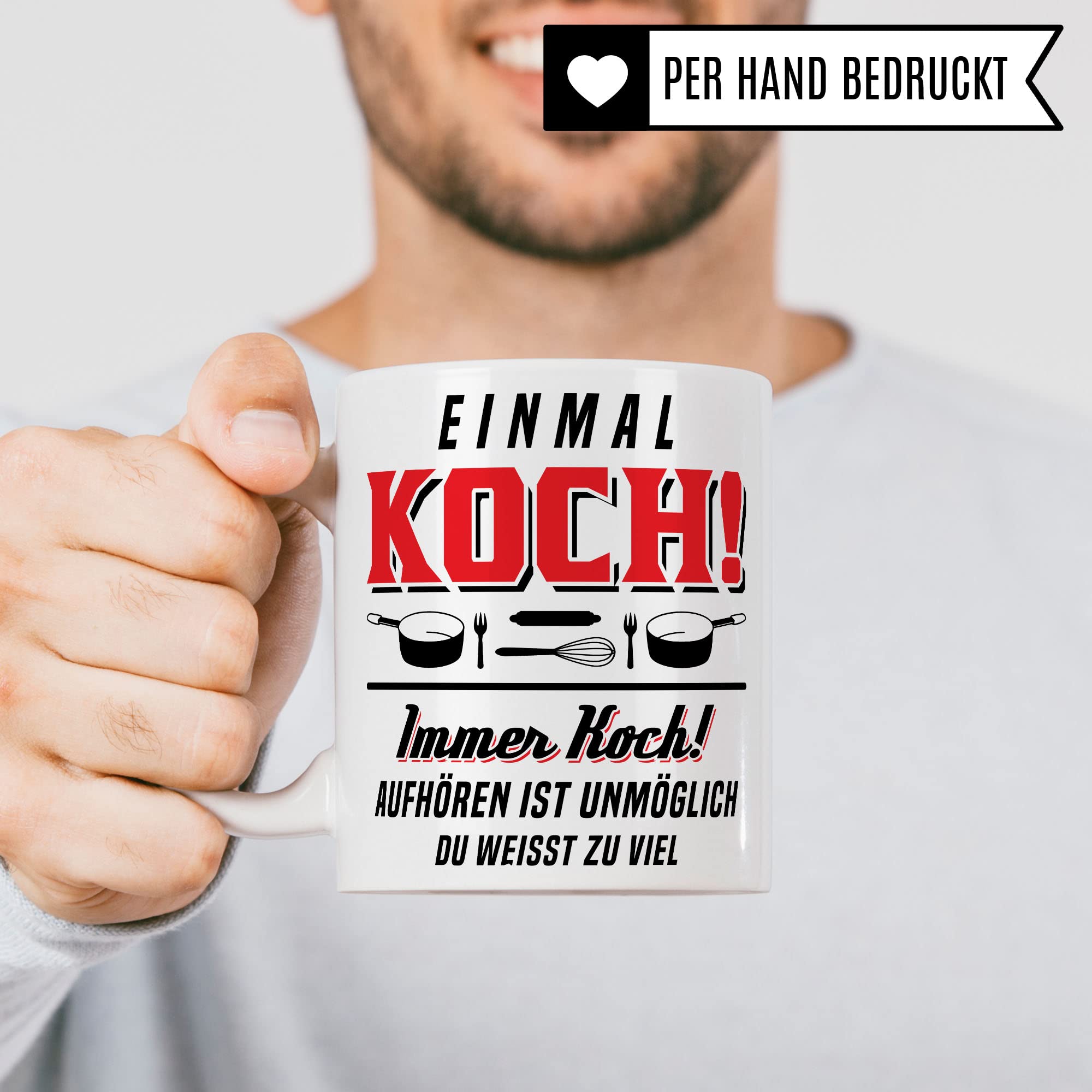 Koch Tasse, Küchenchef Teetasse, Chef Becher, Kaffeetasse Humor Witz Geschenk für Köche, Küche Kaffeebecher, Hobbykoch Geschenkidee