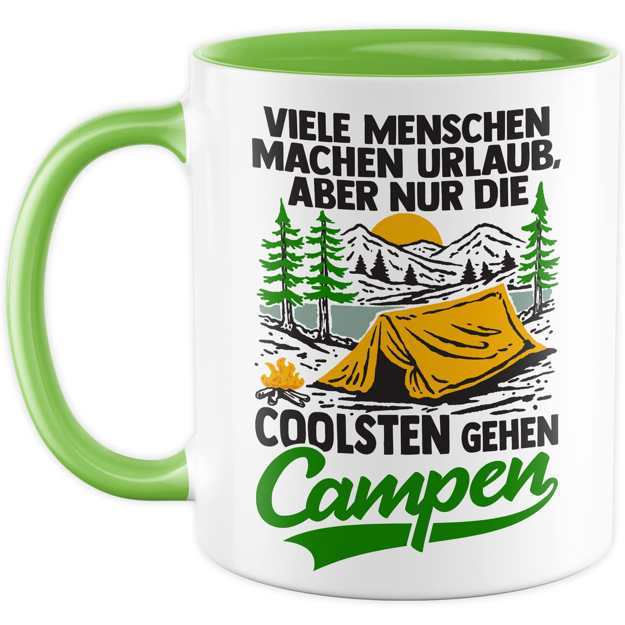 Reisen Tasse Wohnmobil Becher Roadtrip Kaffeetasse Camping Geschenk Urlaub Camper Kaffee-Becher Geschenkidee Outdoorfans Bagpacking Zelt Zelten Abenteuer Outdoor Spruch Weltreise Urlaub