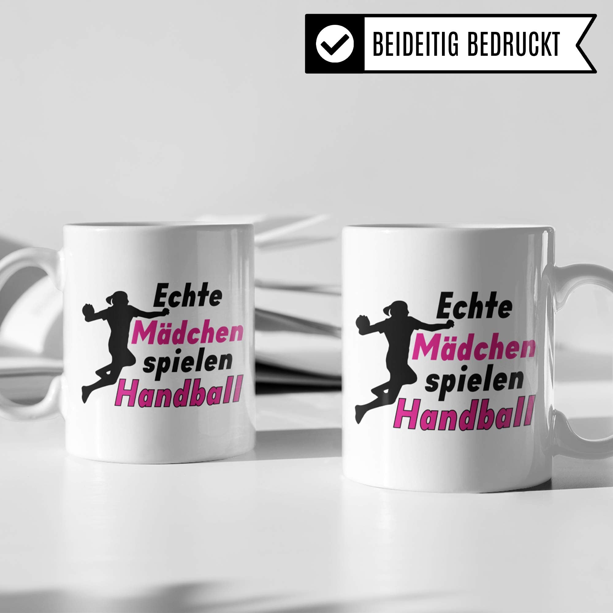 Pagma Druck Handballerin Tasse, Handball Geschenke für Mädchen, Handball Becher Frauen, Handballerin Spruch Kaffeetasse Geschenkidee, Handballspielerin Kaffeebecher Handballverein Handballer