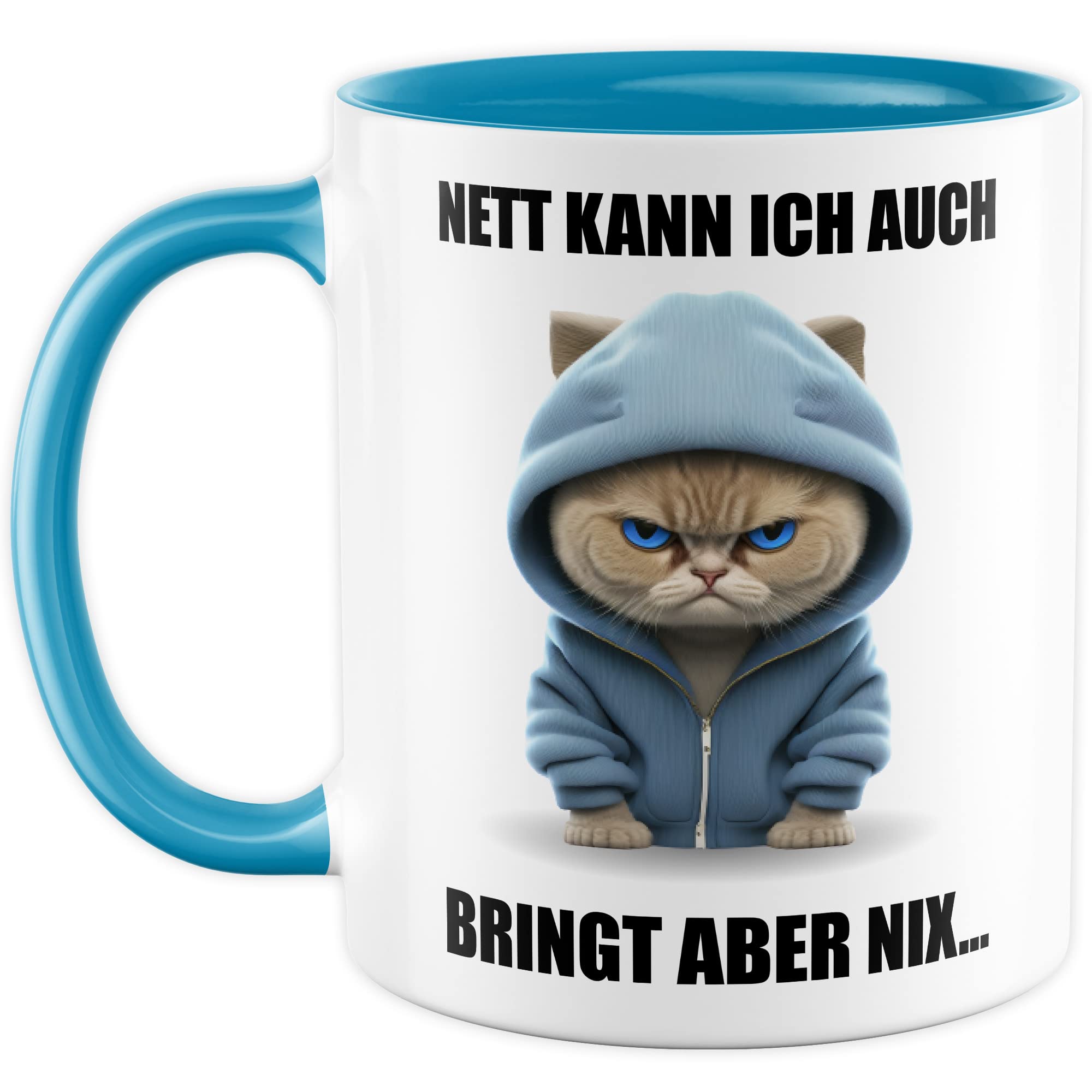 Katzen Tasse Katze Geschenk lustig Katzenmama Geschenkidee Kater Kaffeebecher Katzenpapa Teetasse