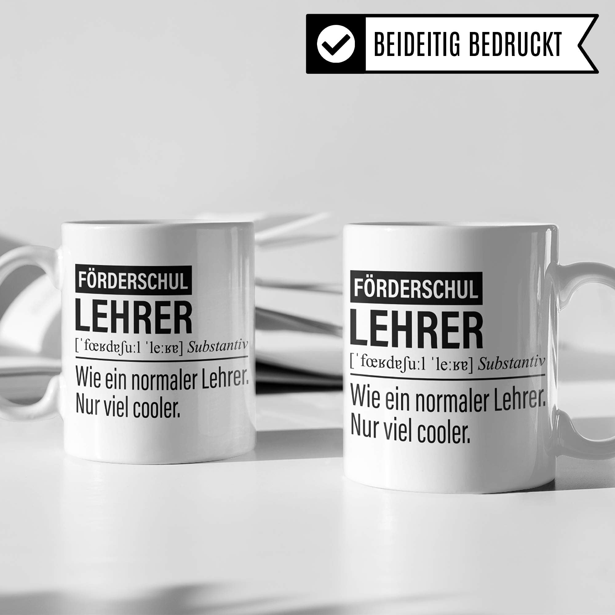 Förderschullehrer Tasse, Geschenk für Förderschule Lehrer, Kaffeetasse Sonderschullehrer Geschenkidee Lehrer, Kaffeebecher Lehramt Schule Förderschule, Sonderschule Unterricht Witz