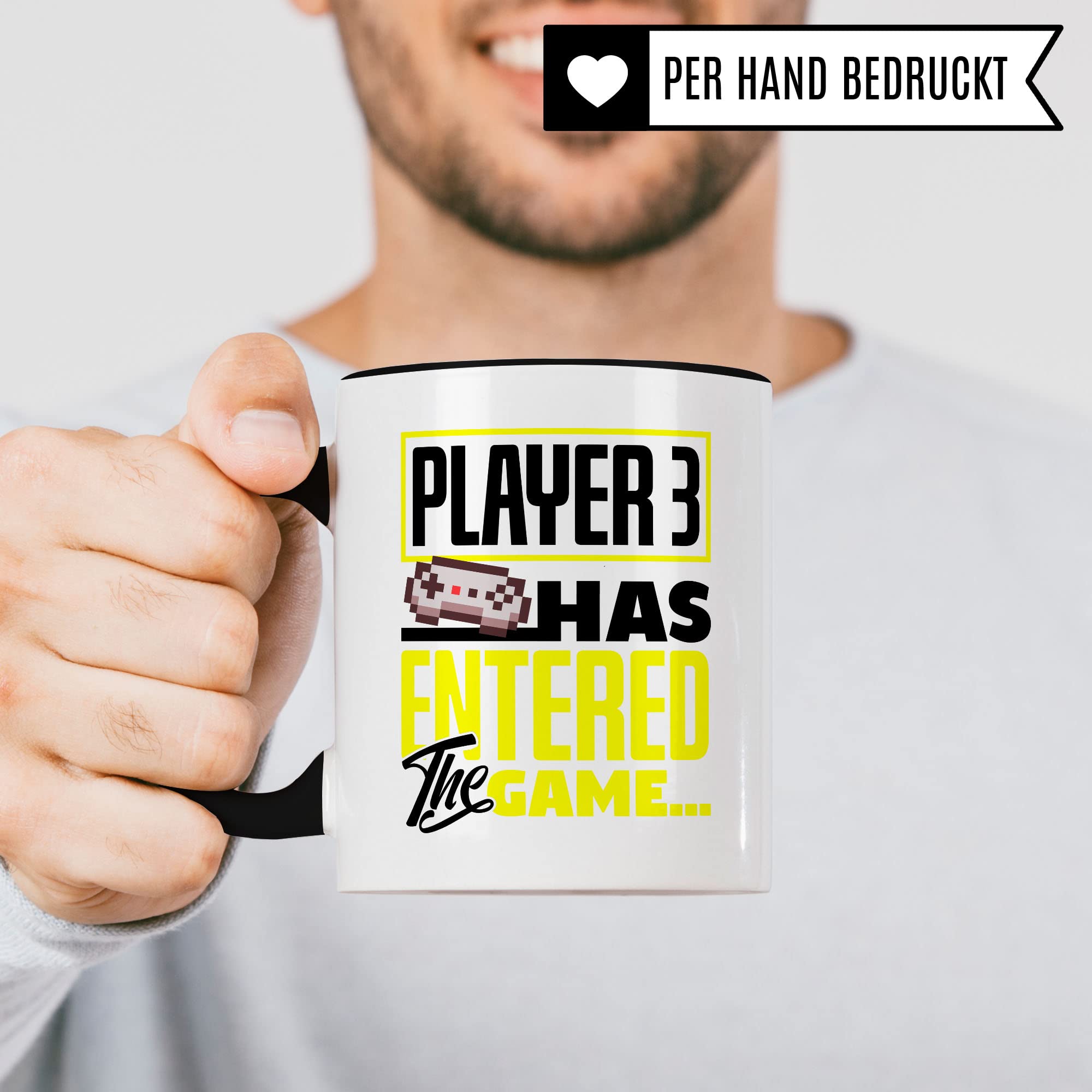 Nachwuchs Tasse Geschenkidee Baby Kaffeetasse Humor Witz Geschenk für Mama Papa Kaffeebecher Schwanger Becher