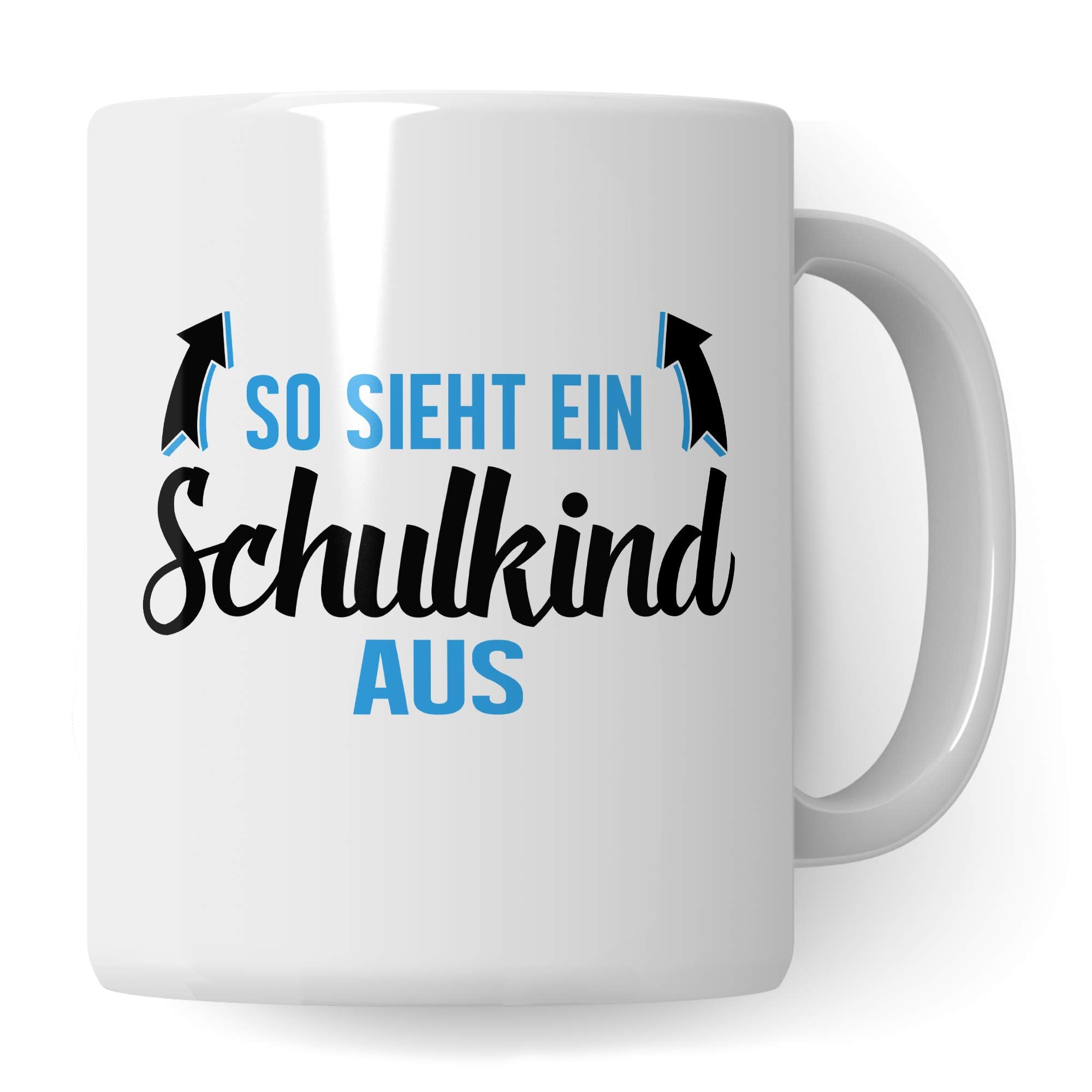 Pagma Druck Schulanfang Tasse, Geschenke Schulanfang Junge, Schulkind Becher Einschulung Geschenk, Kaffeetasse Schulbeginn Schulstart Geschenkidee für Erstklässler Schultüte Inhalt